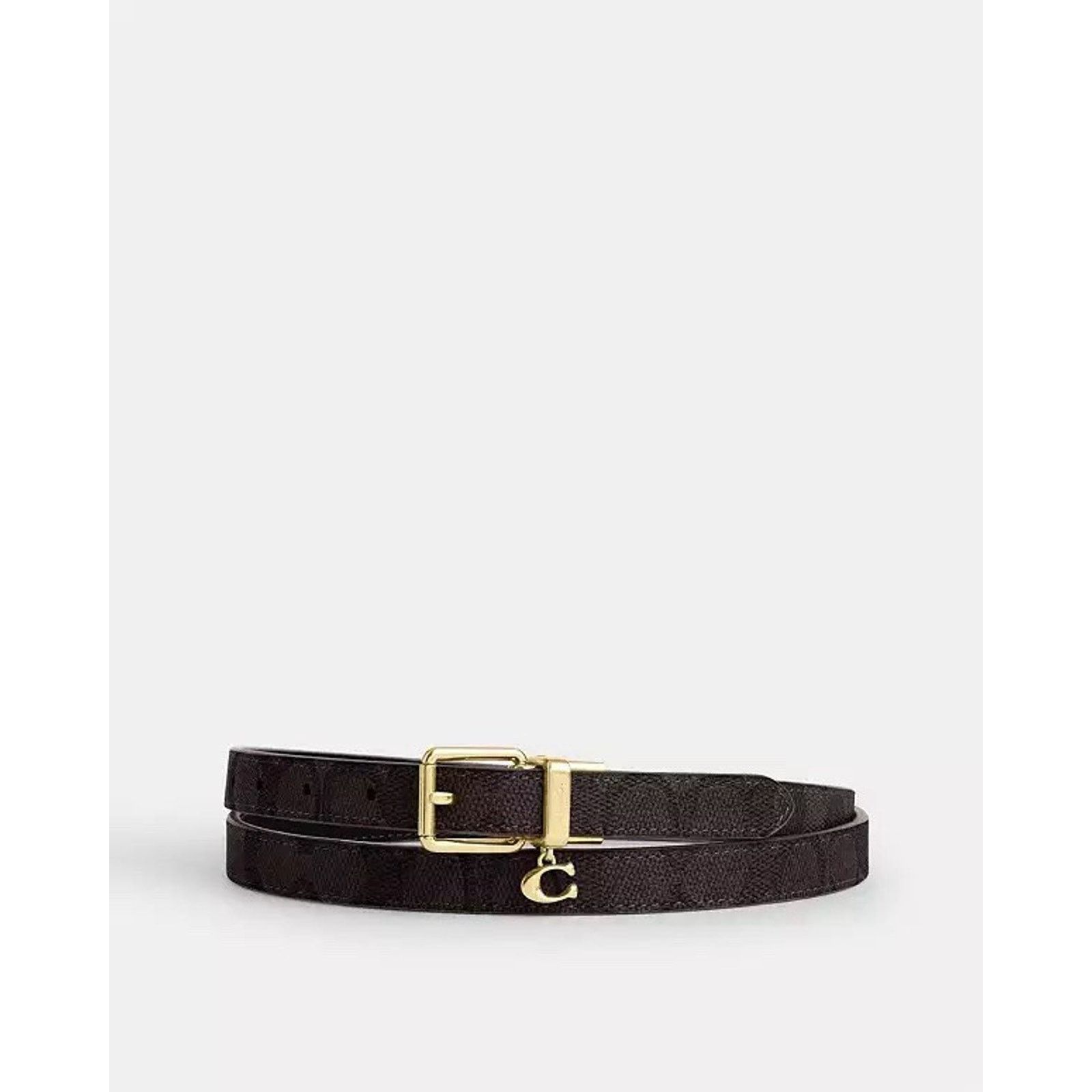 Coach NWT Coach Roller Buckle Cut To Size Reversible Belt CCJ04 Size ONE SIZE - 1 Thumbnail