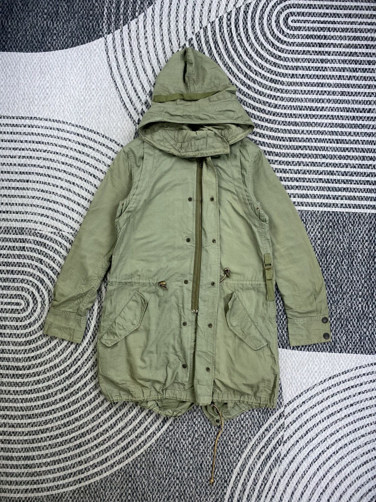 MOUSSY Vintage Moussy Military Style Field Parka Jacket Size US S / EU 44-46 / 1 - 6 Thumbnail