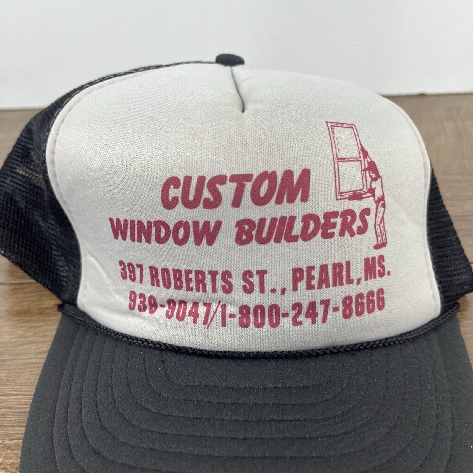 Other Custom Window Builders Snapback Hat Black Hat Adjustable Bla Size ONE SIZE - 7 Thumbnail