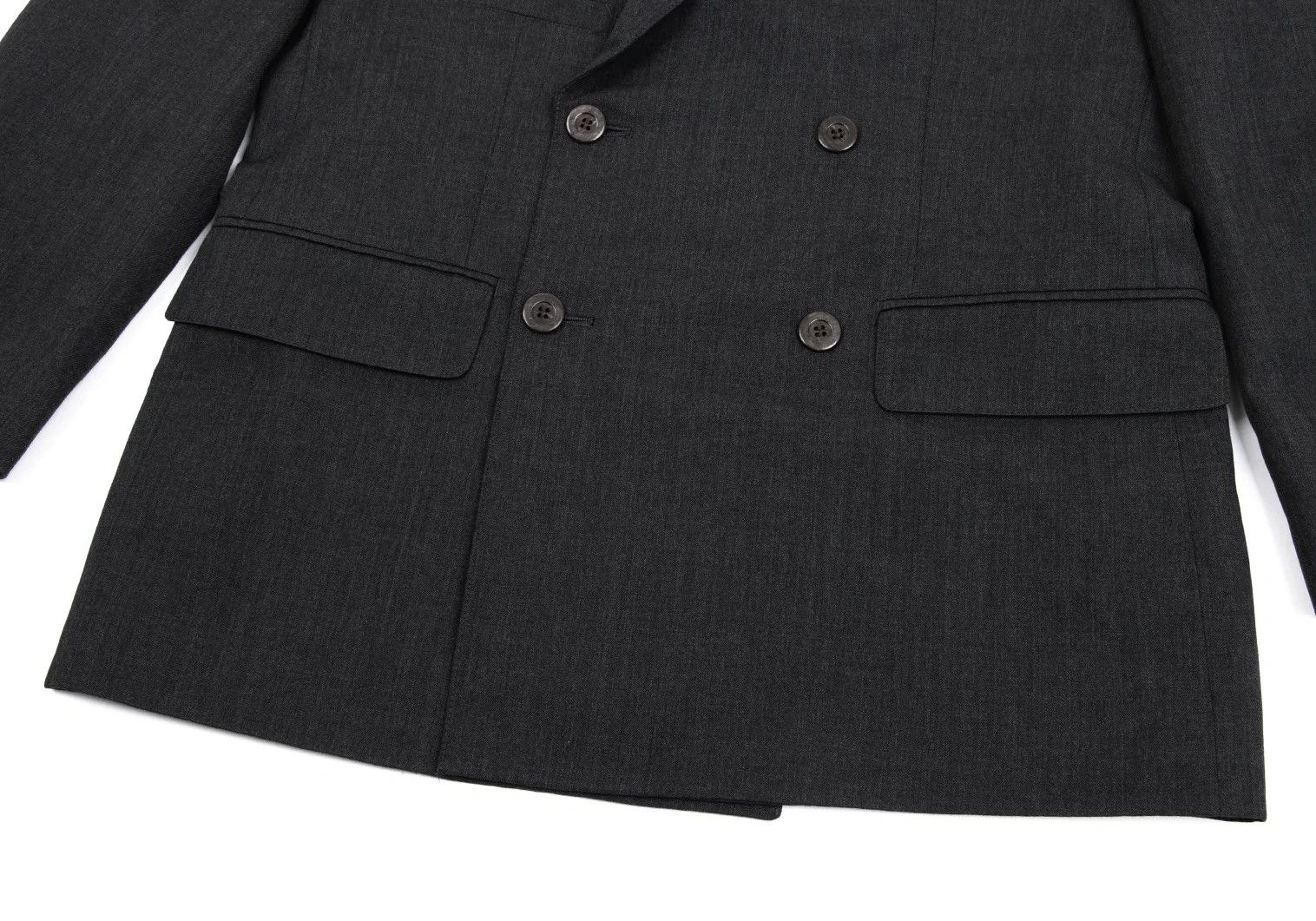 Jean Paul Gaultier Wool Pocket Design Peak Lapel Jacket Charcoal 48 Size US M / EU 48-50 / 2 - 8 Thumbnail