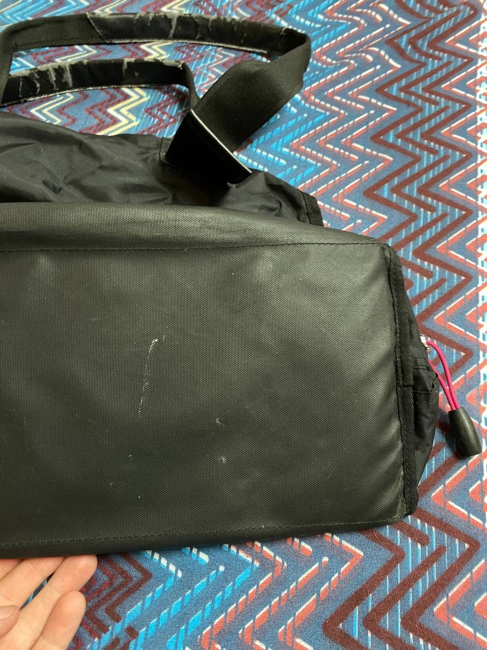 Nike bag with handles black Nike big logo Vintage streetwear Size ONE SIZE - 17 Thumbnail