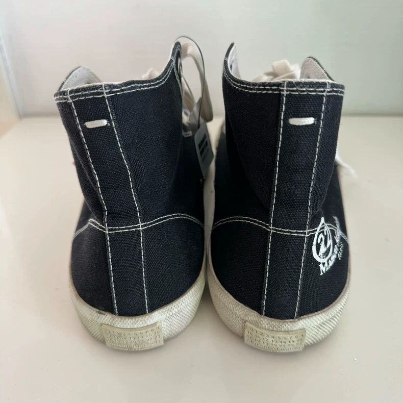 Maison Margiela Maison Margiela Classic black splash ink Tabi split-toe can Size US 8 / EU 41 - 3 Thumbnail