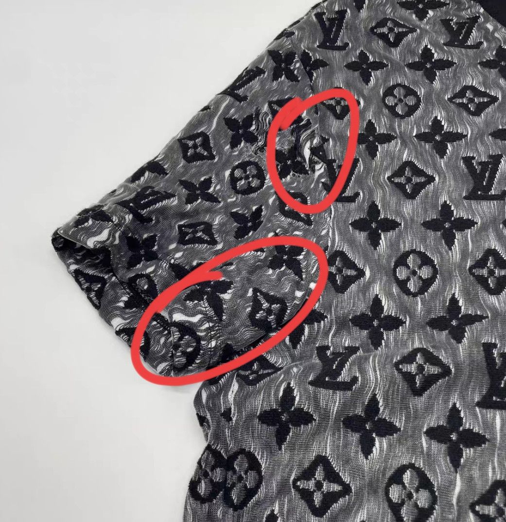Louis Vuitton Louis Vuitton FW22 Full Logo Crew Neck Loose Short Sleeve Size US M / EU 48-50 / 2 - 9 Thumbnail