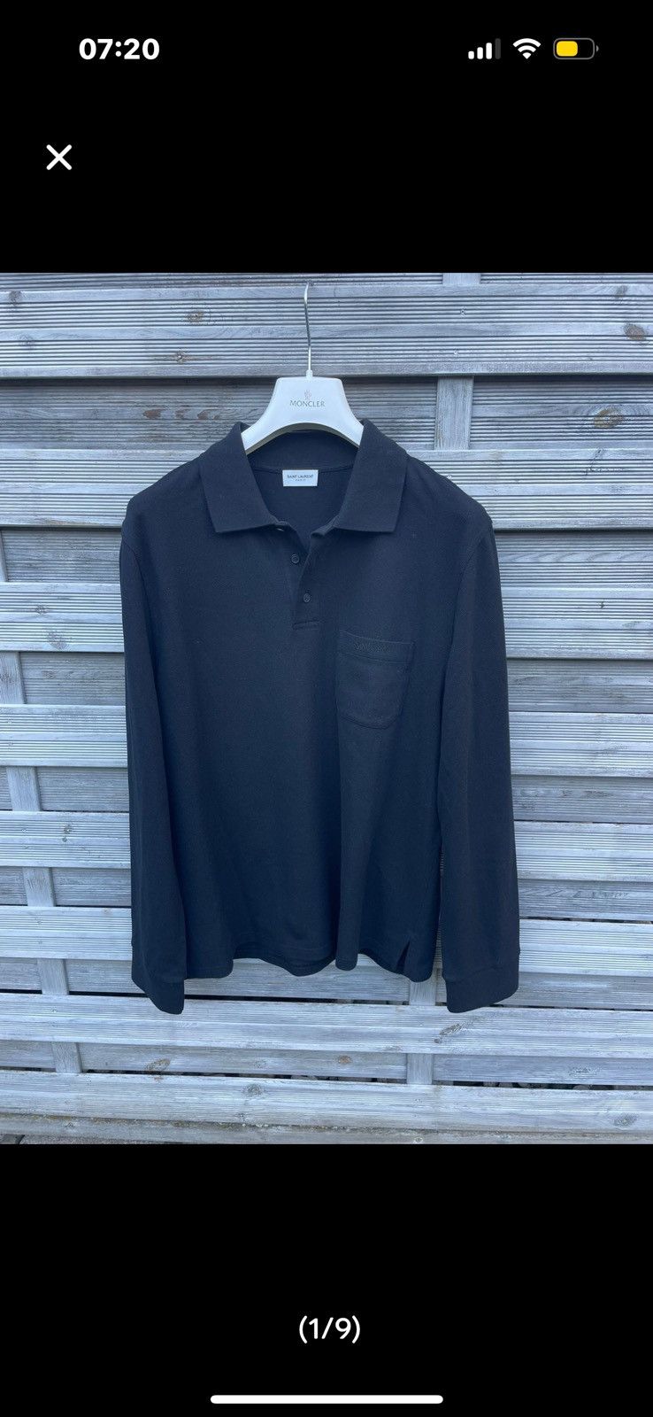Saint Laurent Paris Saint laurent polo longsleve ( Size US XL / EU 56 / 4 - 1 Thumbnail