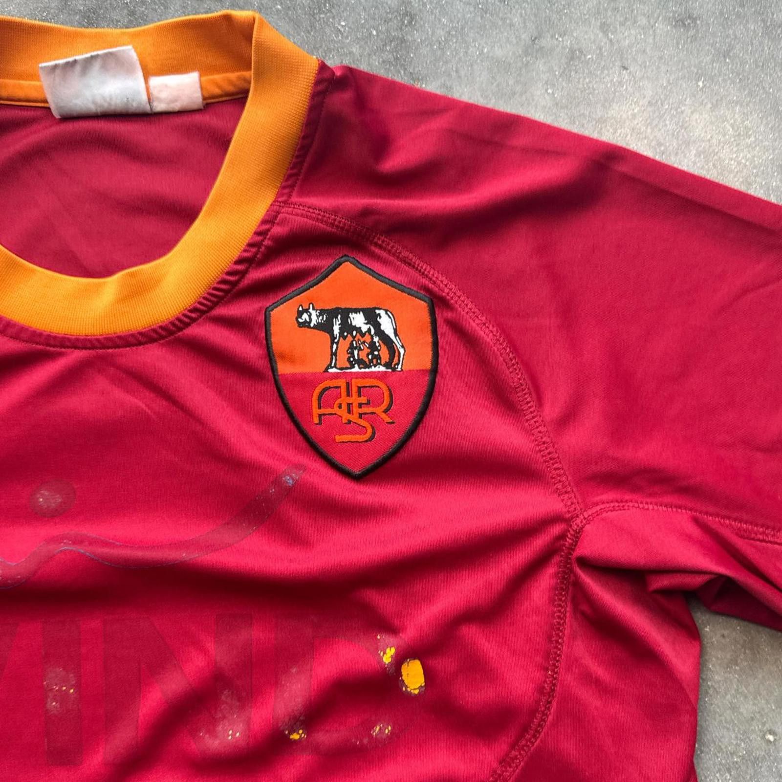 Other AS Roma Italian Serie A Futbol/Soccer Red And Yellow Kit Size US M / EU 48-50 / 2 - 3 Thumbnail