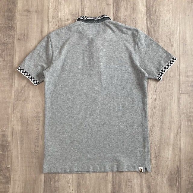 Bape BAPE APE HEAD flag check polo shirt a bathing ape NIGO Size US M / EU 48-50 / 2 - 4 Thumbnail