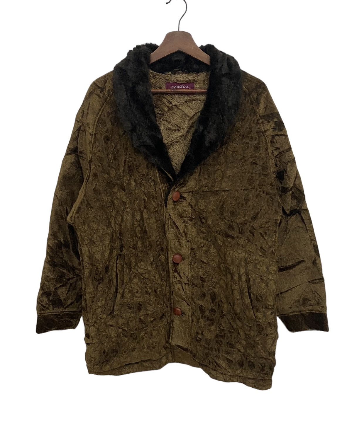 image of Archival Clothing x Mink Fur Coat Best Offerozroyal Tokyo Mink Fur Jacket in Brown (Size Large)