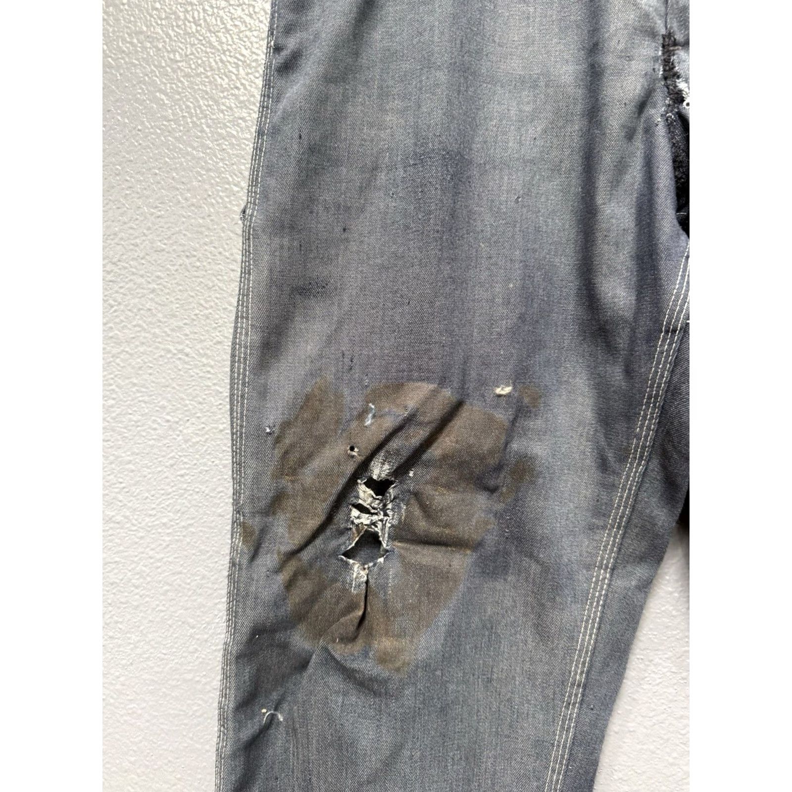 Vintage VINTAGE Toughskins Sanforized Blue Cotton Men’s Carpenter Pants Sz 32 1960s Mens Size US 32 / EU 48 - 6 Thumbnail