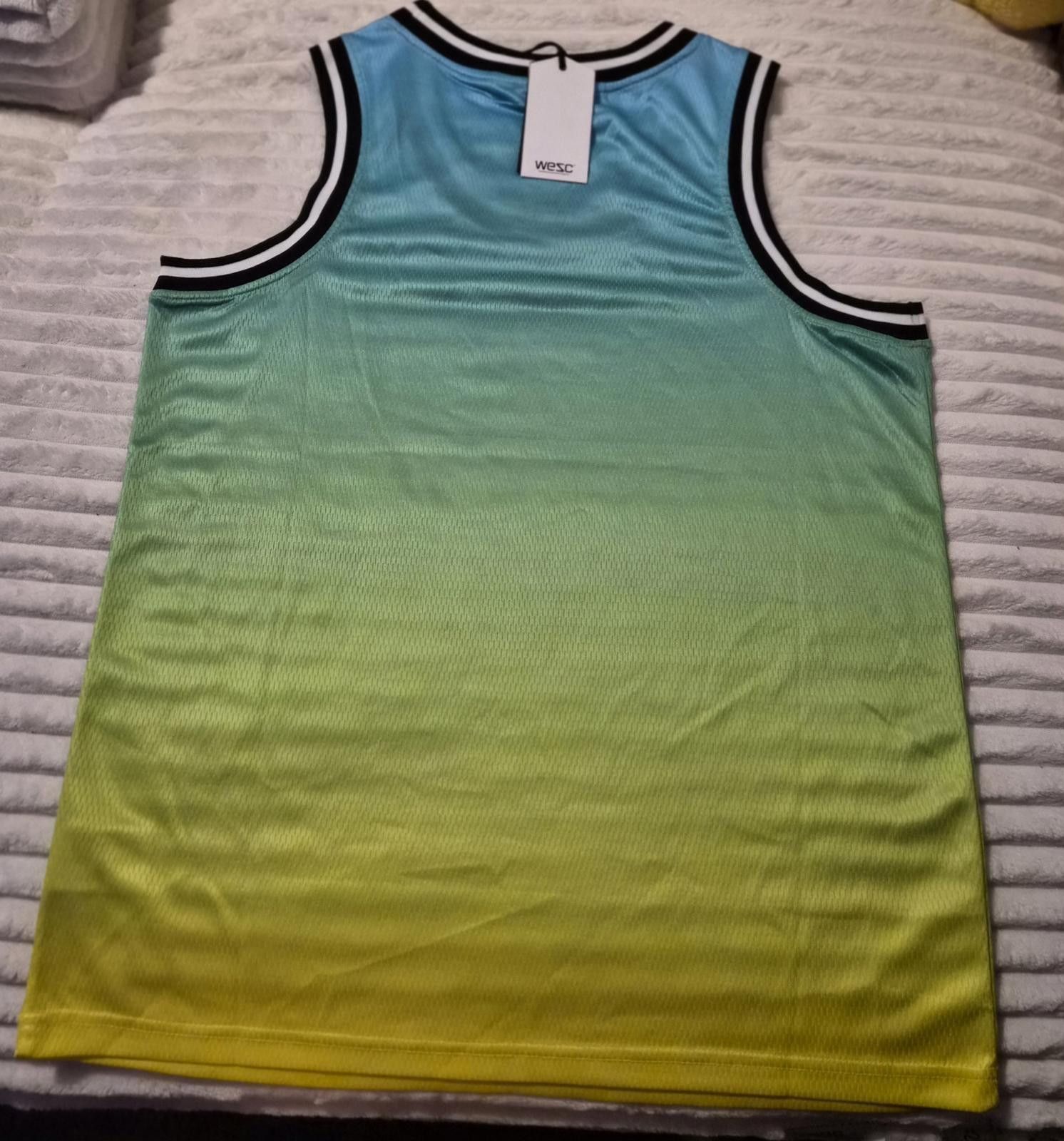WeSC WESC Gradient Mesh Activewear Tank Top Size ONE SIZE - 2 Thumbnail