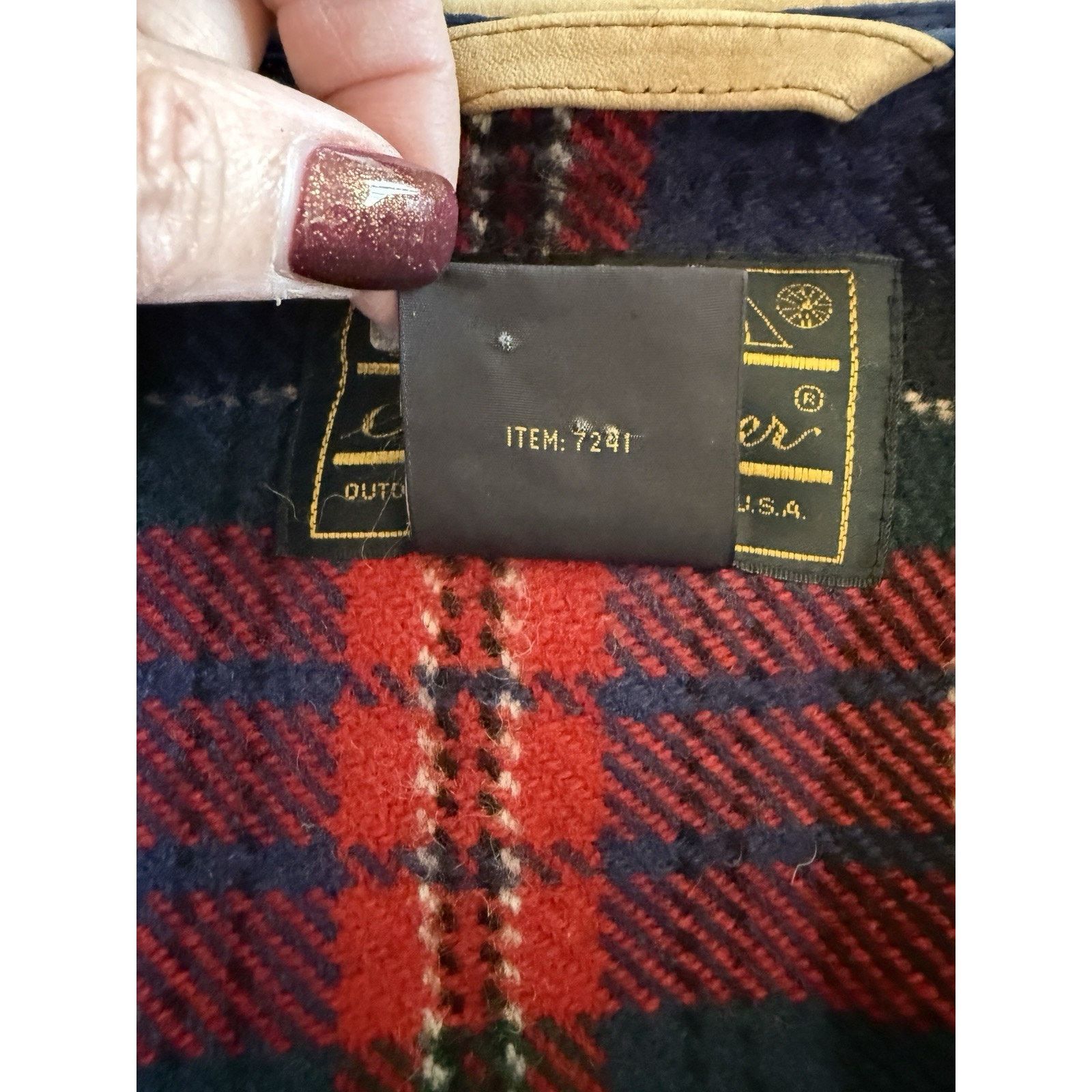 Eddie Bauer Vtg Eddie Bauer Jacket Tartan Wool Plaid Button Barn Coat Size M / US 6-8 / IT 42-44 - 10 Thumbnail