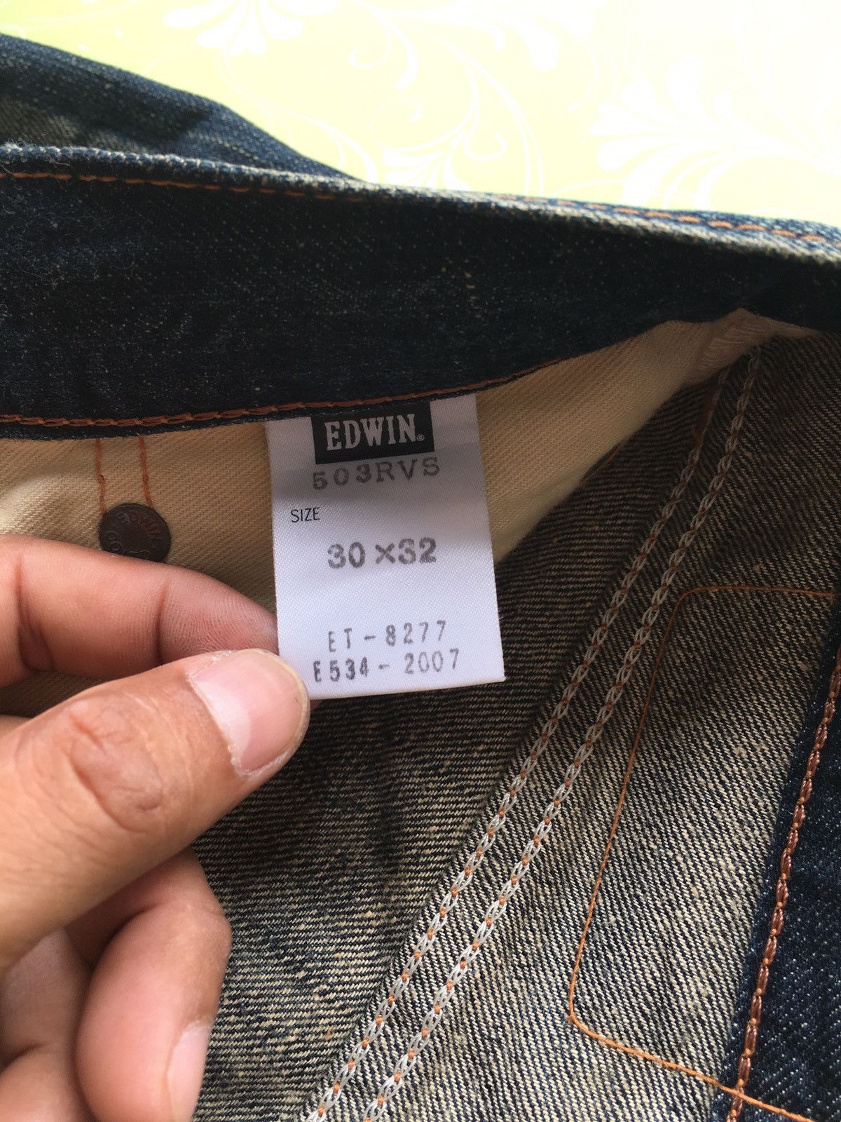 Edwin × Japanese Brand Edwin 503 Size US 33 - 17 Thumbnail