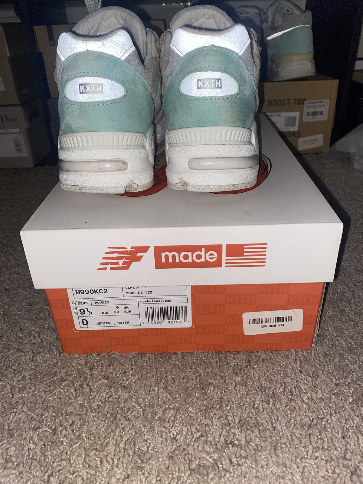 Kith × New Balance New Balance 990v2 Kith Cyclades Size US 9.5 / EU 42-43 - 6 Thumbnail