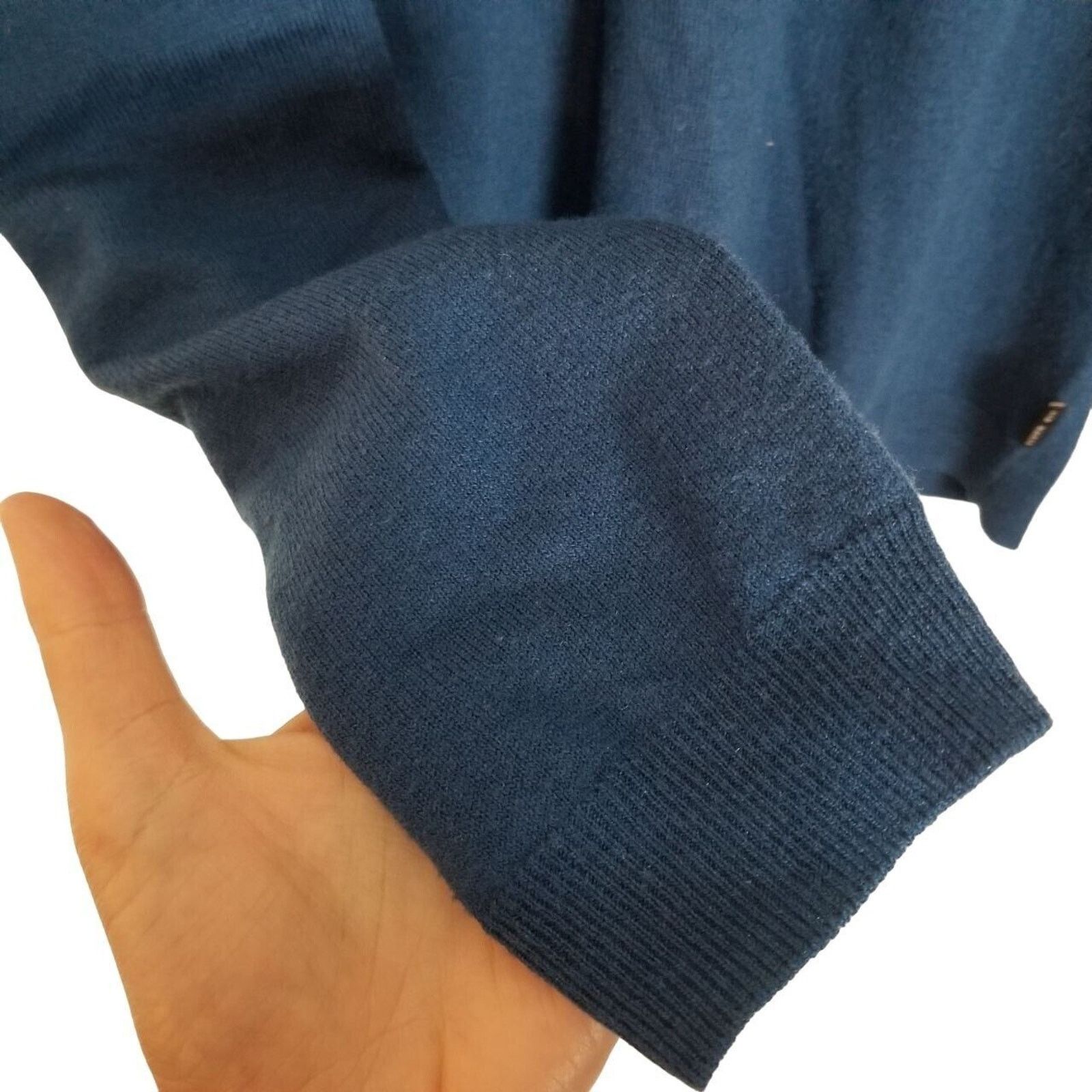 Ted Baker Ted Baker Mens Wool Cashmere V-Neck Sweater L Quiet Luxury Size US L / EU 52-54 / 3 - 4 Thumbnail