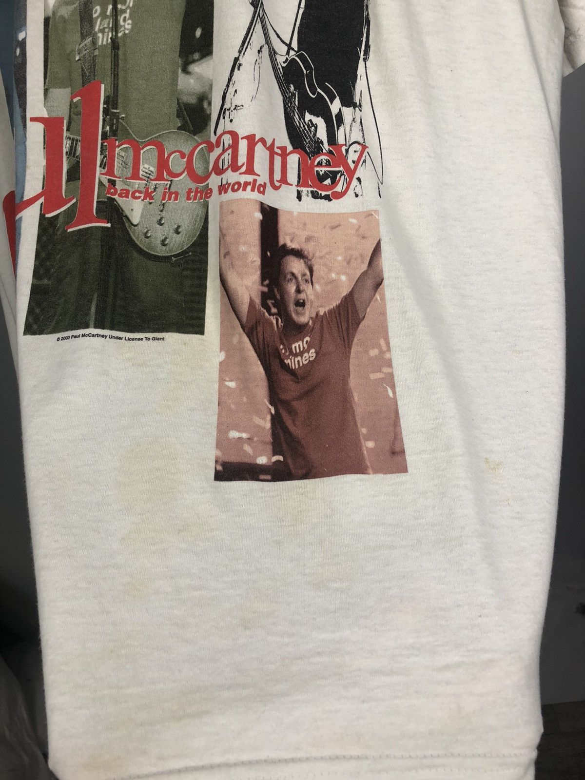 Vintage paul mccartney 2003 vintage T-shirts rare size XL Size US L / EU 52-54 / 3 - 9 Thumbnail
