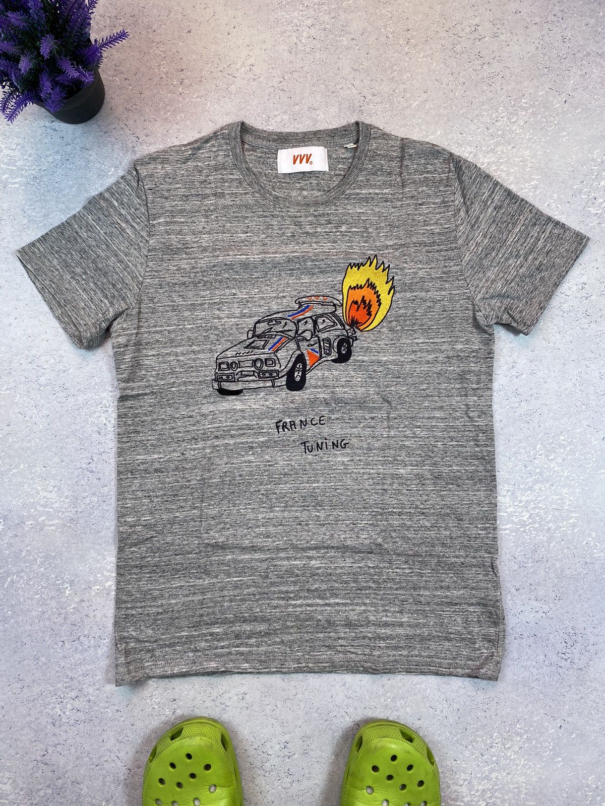Japanese Brand Veni Vedi Vici France Tuning Men's Grey T- Shirt Size Medium Size US M / EU 48-50 / 2 - 3 Thumbnail
