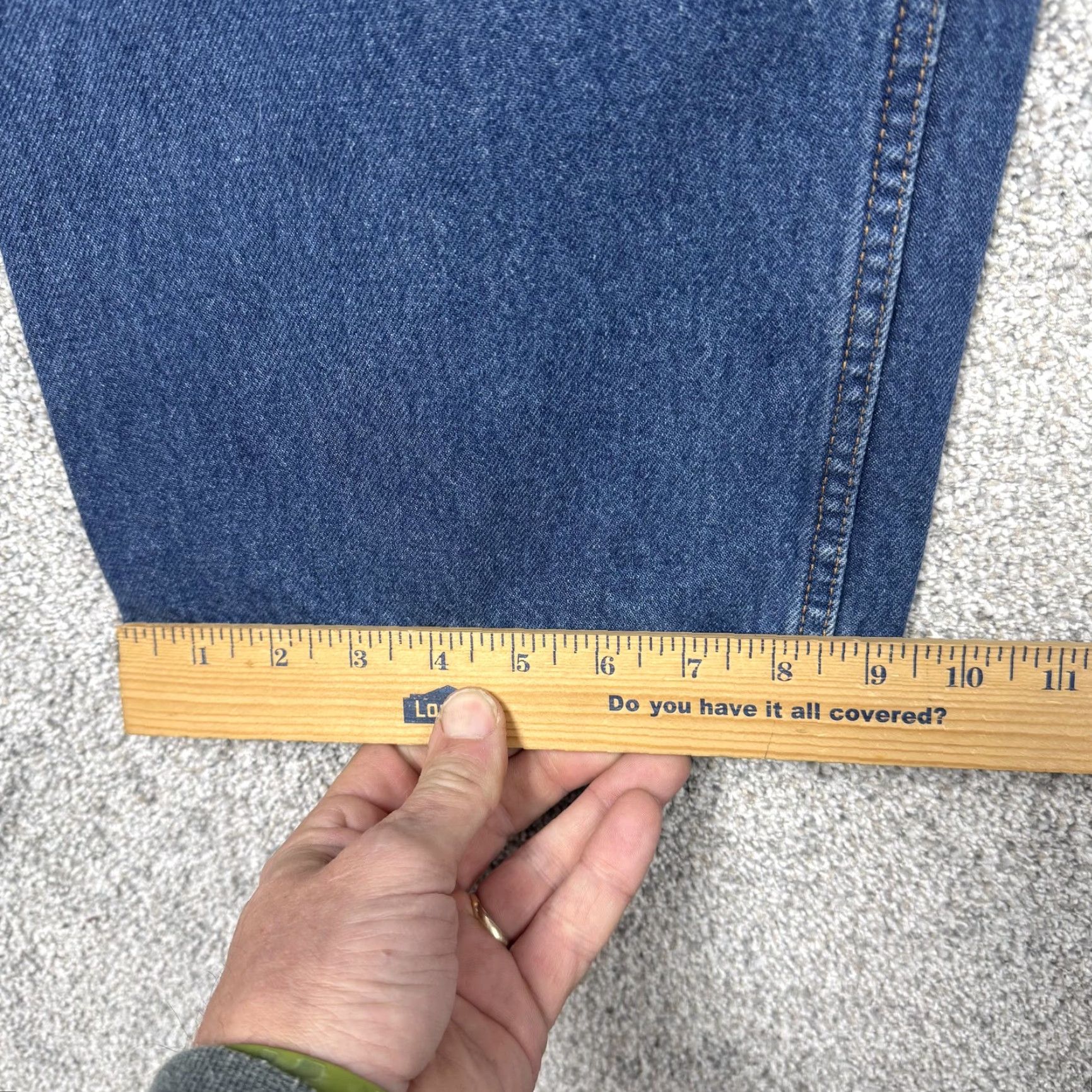 Eddie Bauer Eddie Bauer Jeans Mens 37x28.5 Relaxed Fit Straight Blue Denim Classic Casual Jeans Size US 36 / EU 52 - 3 Thumbnail