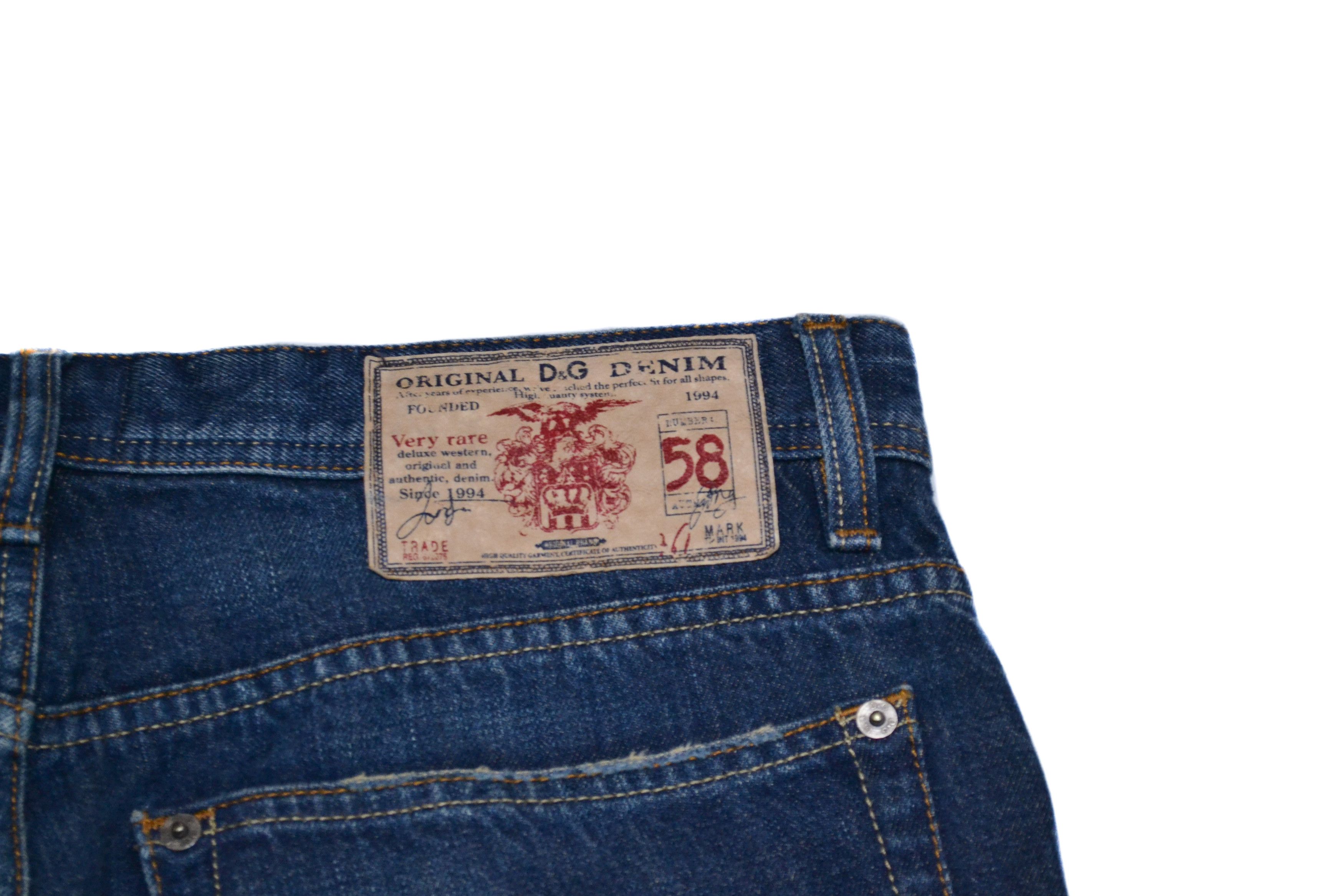 Dolce & Gabbana D&G Dolce&Gabbana Designer Men’s Blue Jeans Denim Pants Size US 33 - 10 Thumbnail