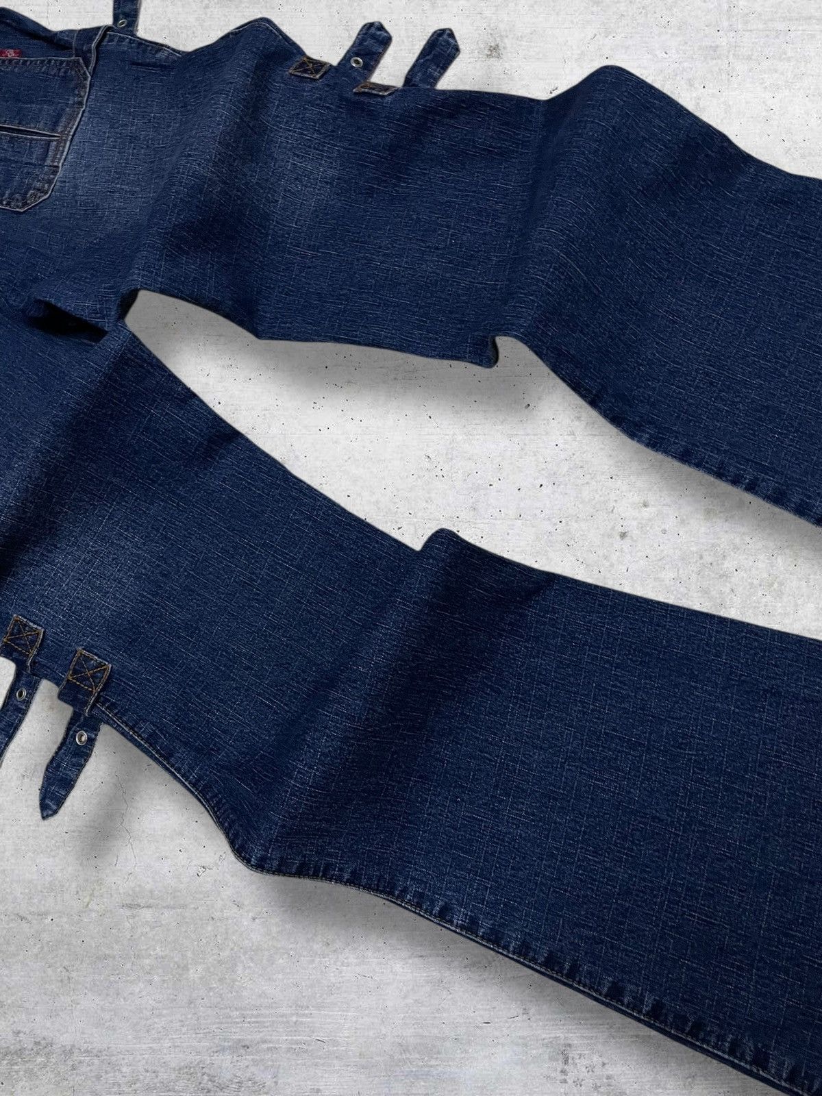 Hysteric Glamour VINTAGE ANGELA JAPAN 90S OG DESIGNER BONDAGE FLARED DENIM Size US 32 / EU 48 - 15 Thumbnail