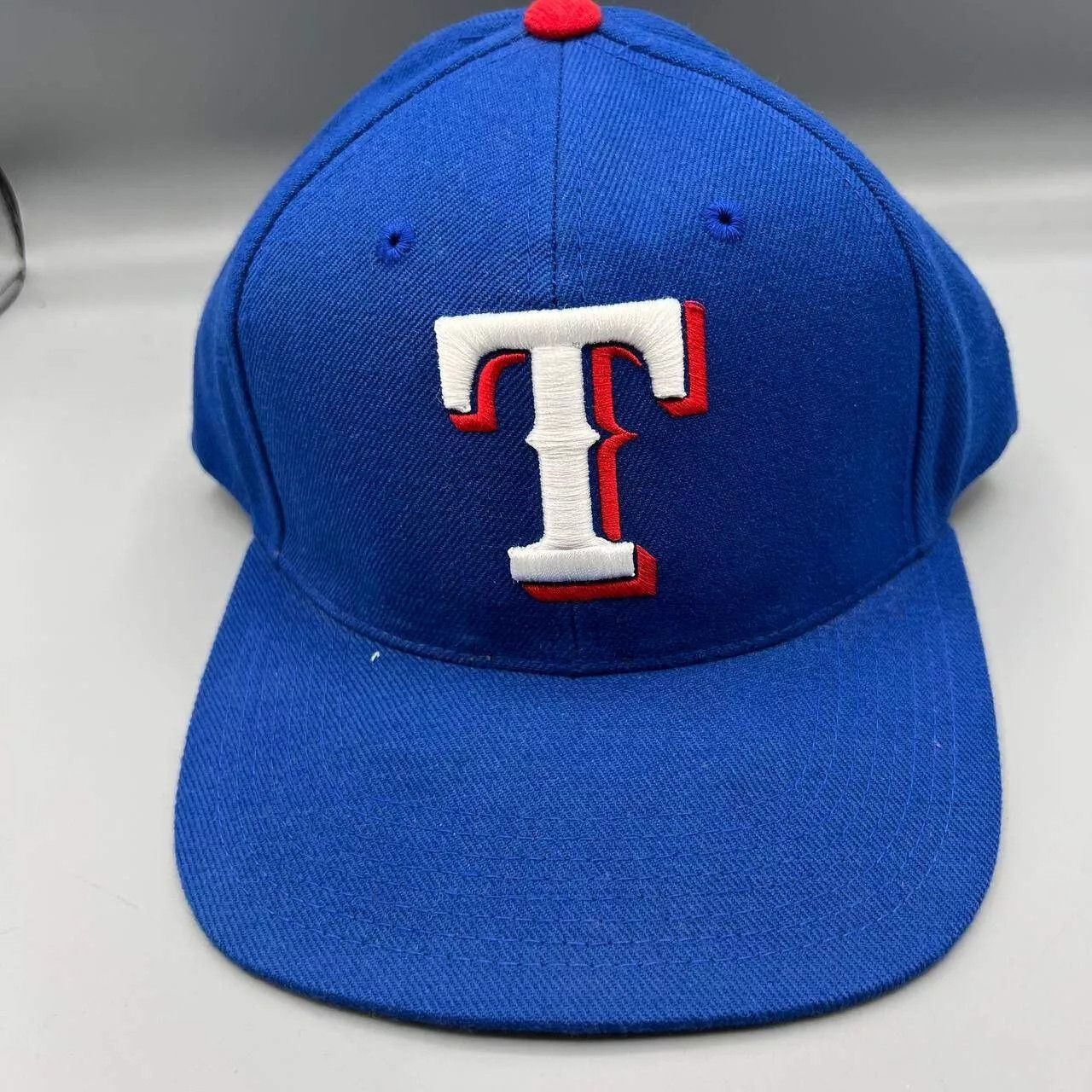 Vintage Texas Rangers Hat Men Blue Gray Outdoor Cap MLB Snap Back Size ONE SIZE - 1 Thumbnail