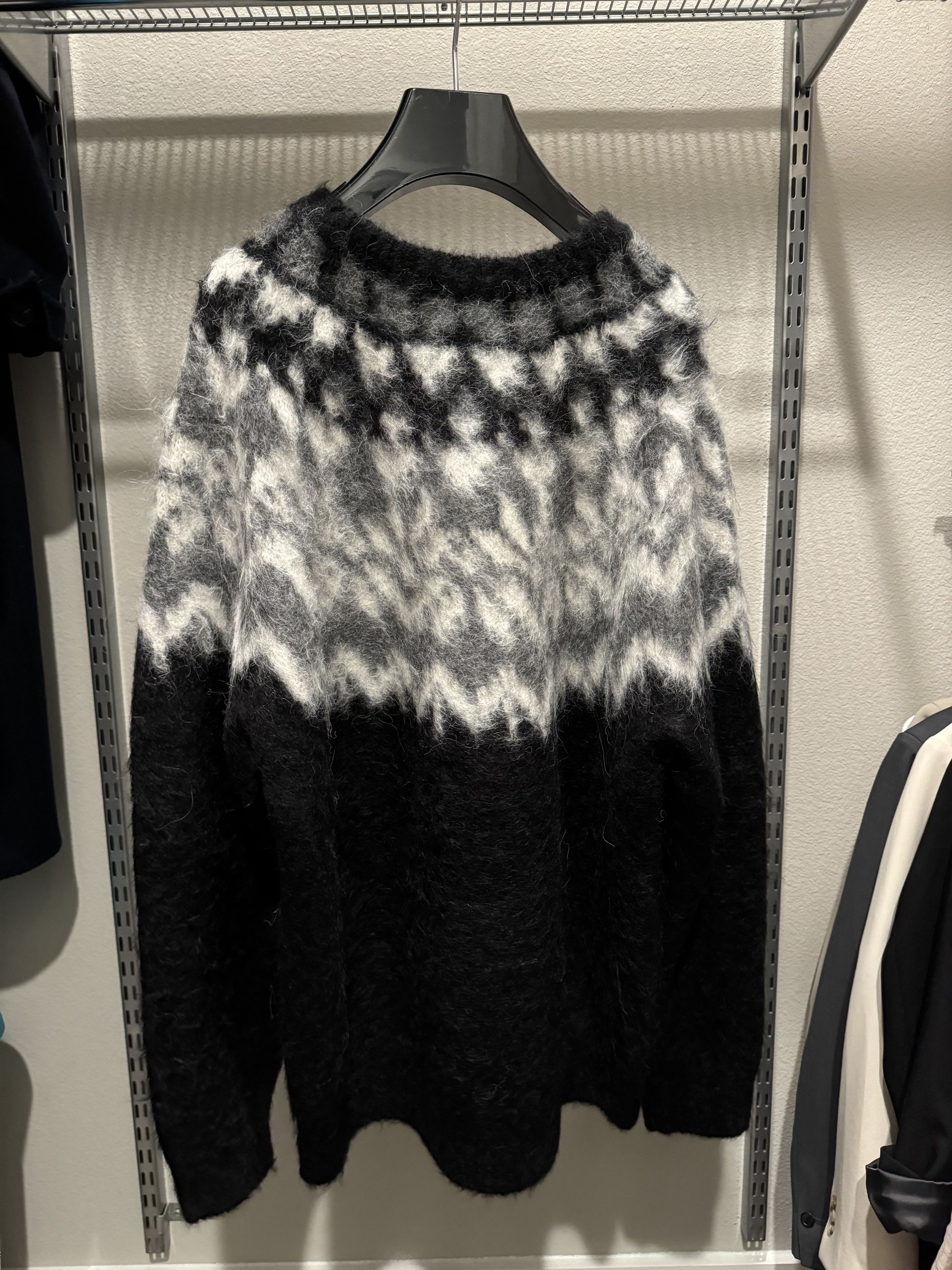 Celine × Hedi Slimane Celine Alpaca Wool Oversized Sweater FW21 Size US M / EU 48-50 / 2 - 8 Thumbnail