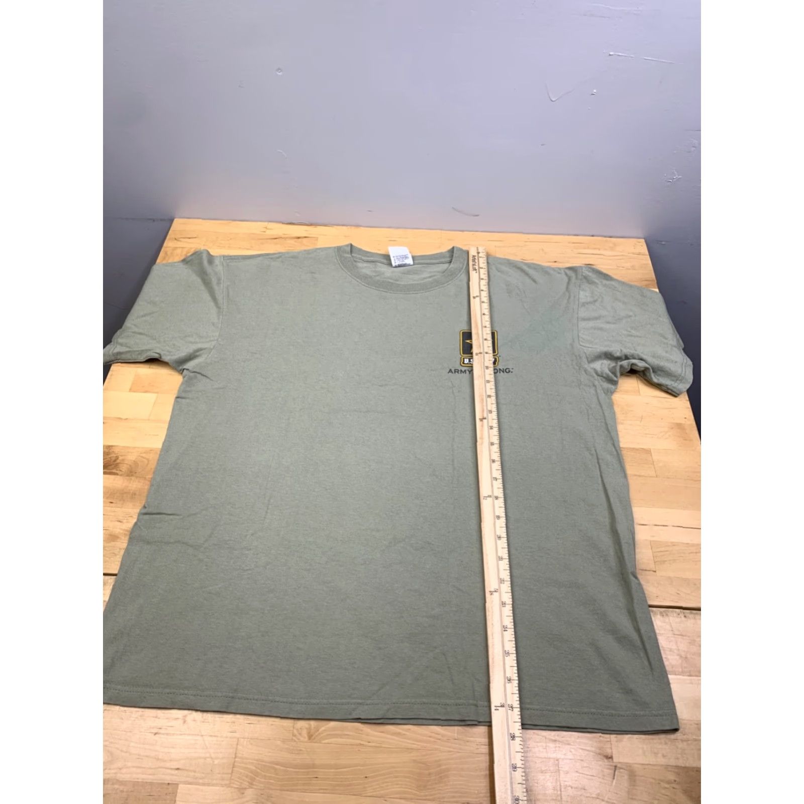 Anvil **Green Anvil Mens XL Army Shirt Stand Tall Stand Strong Regular Fit** User: **Green Anvil Mens XL Army Shirt Regular Fit Stand Tall Stand Strong** Size US XL / EU 56 / 4 - 4 Thumbnail