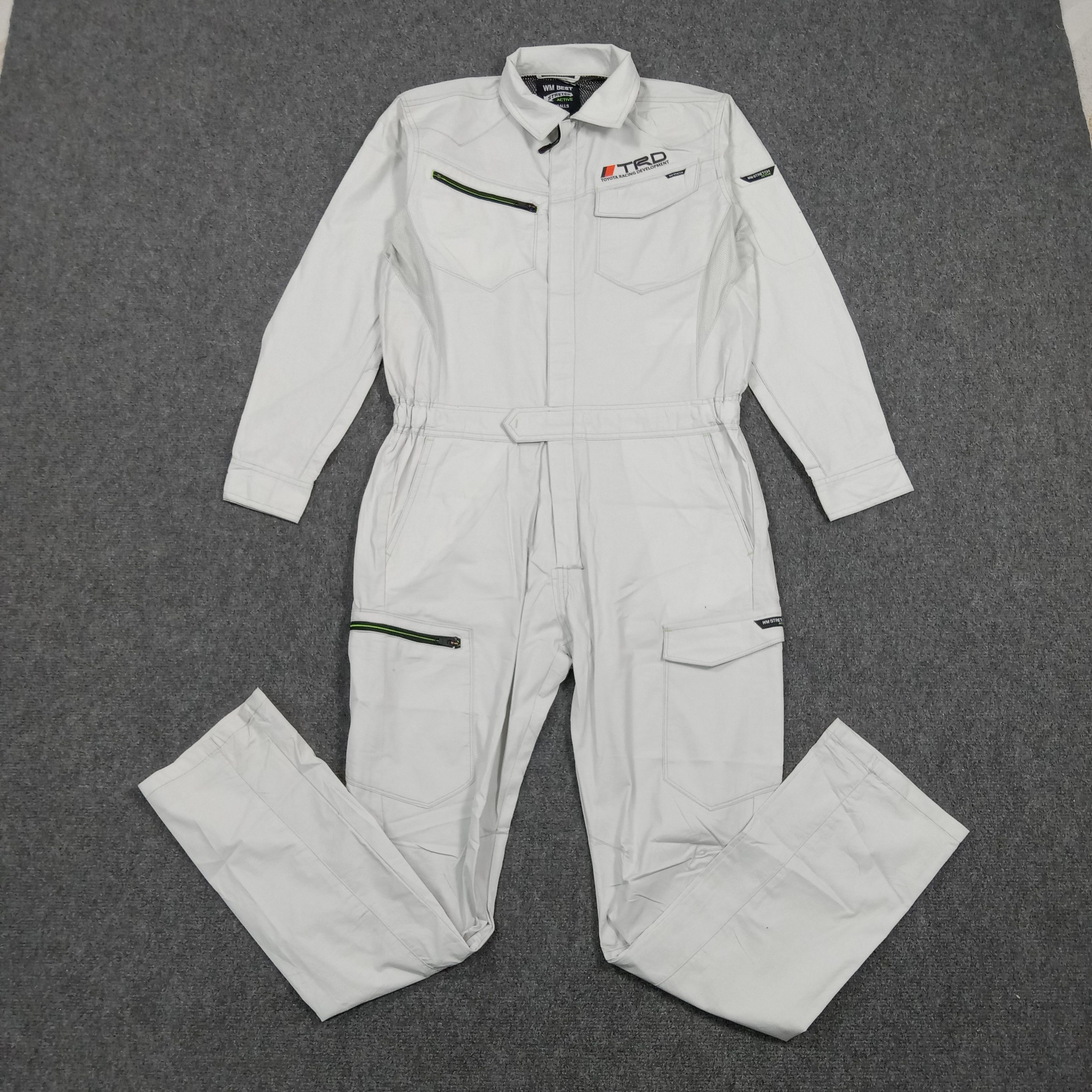 Japanese Brand TRD Toyota Motorsports Racing Custom Coverall Jacket C286N17 Size US M / EU 48-50 / 2 - 3 Thumbnail