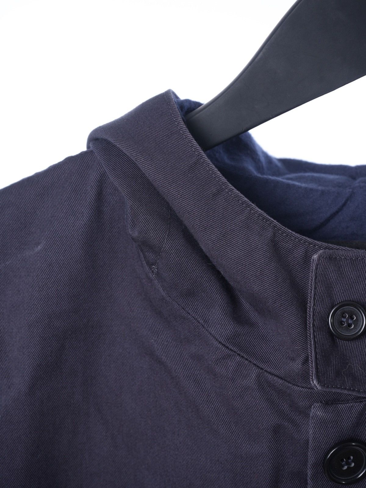 A.P.C. A.P.C. APC Vintage Navy Blue Hooded Parka Jacket M Size US M / EU 48-50 / 2 - 2 Thumbnail