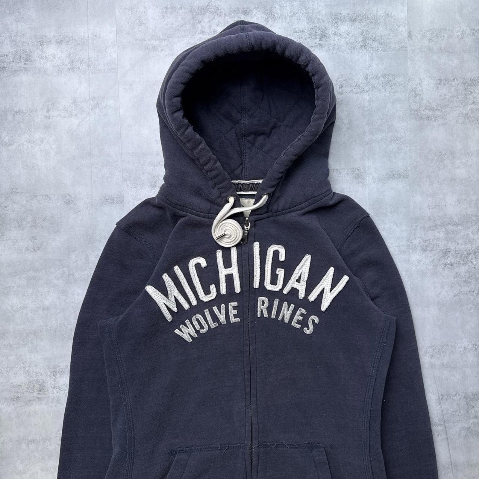 Other Y2K Michigan Wolverines Campus Crew 00s Zip Up Jacket Size US S / EU 44-46 / 1 - 5 Thumbnail