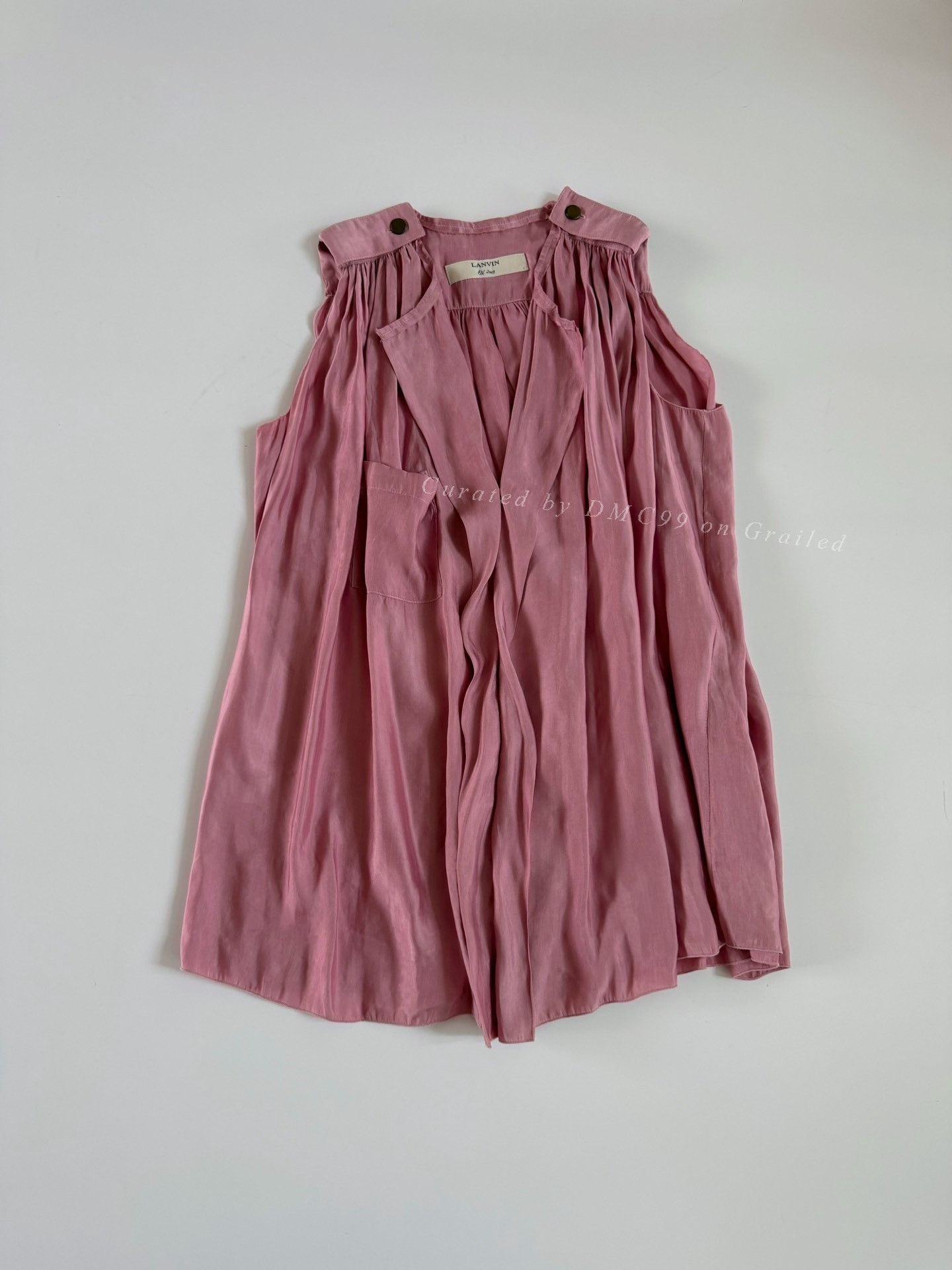 Lanvin Lanvin 2009 Alber Elbaz Sleeveless Top Size XS / US 0-2 / IT 36-38 - 1 Thumbnail