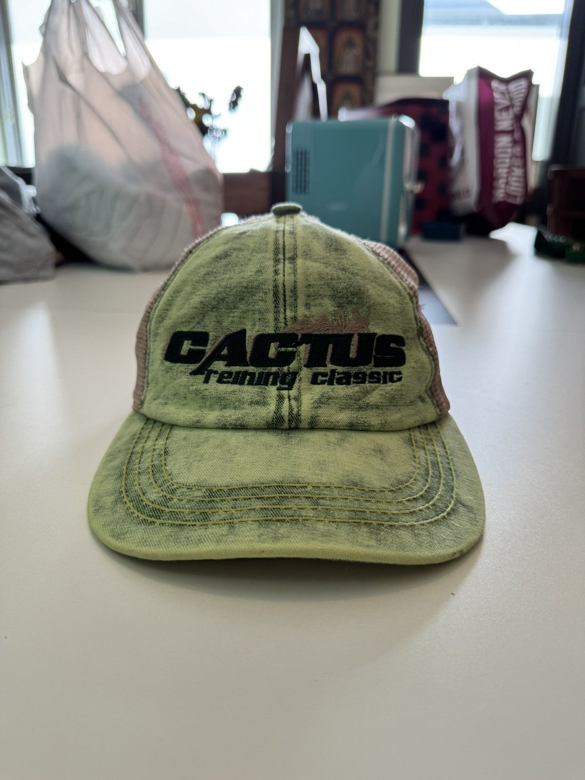 Other Vintage Men’s Distressed Cactus Adjustable Hat Cap Size ONE SIZE - 1 Thumbnail