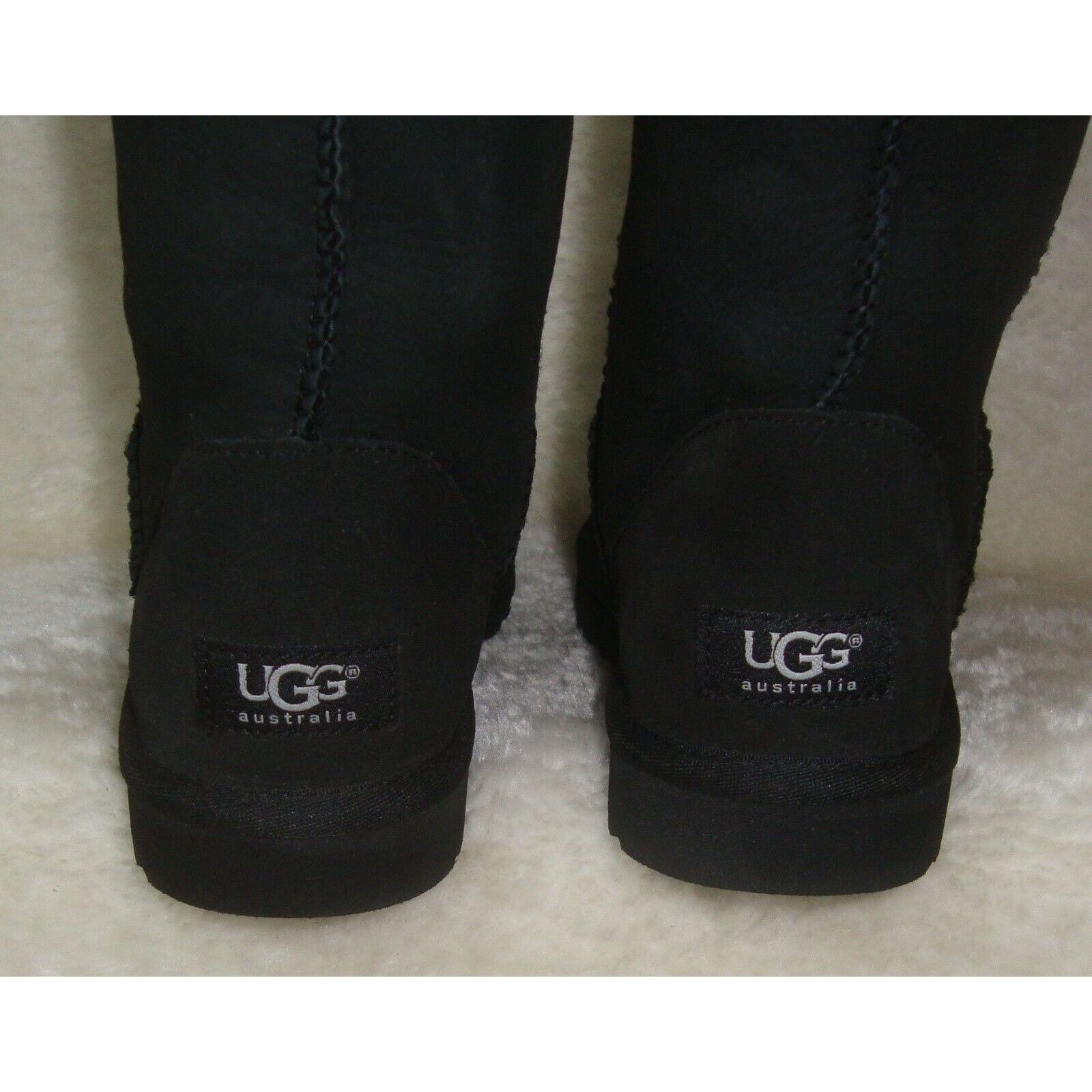 Ugg UGG Australia Classic Tall Black Suede Fur Boots Women Size Size US 6 / IT 36 - 7 Thumbnail