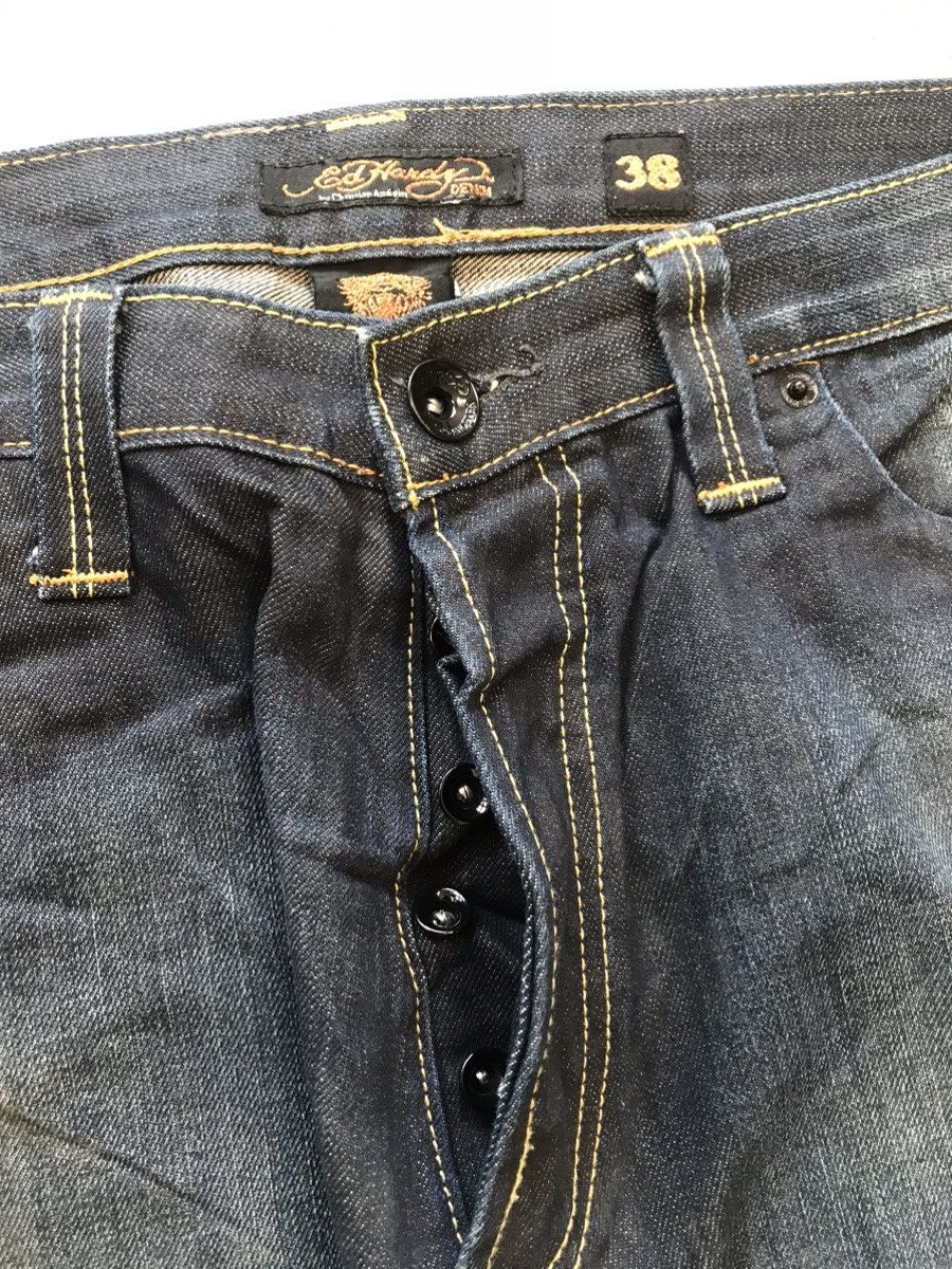 Ed Hardy × Vintage Rare vintage Edhardy straight fit denim Size US 40 / EU 56 - 6 Thumbnail