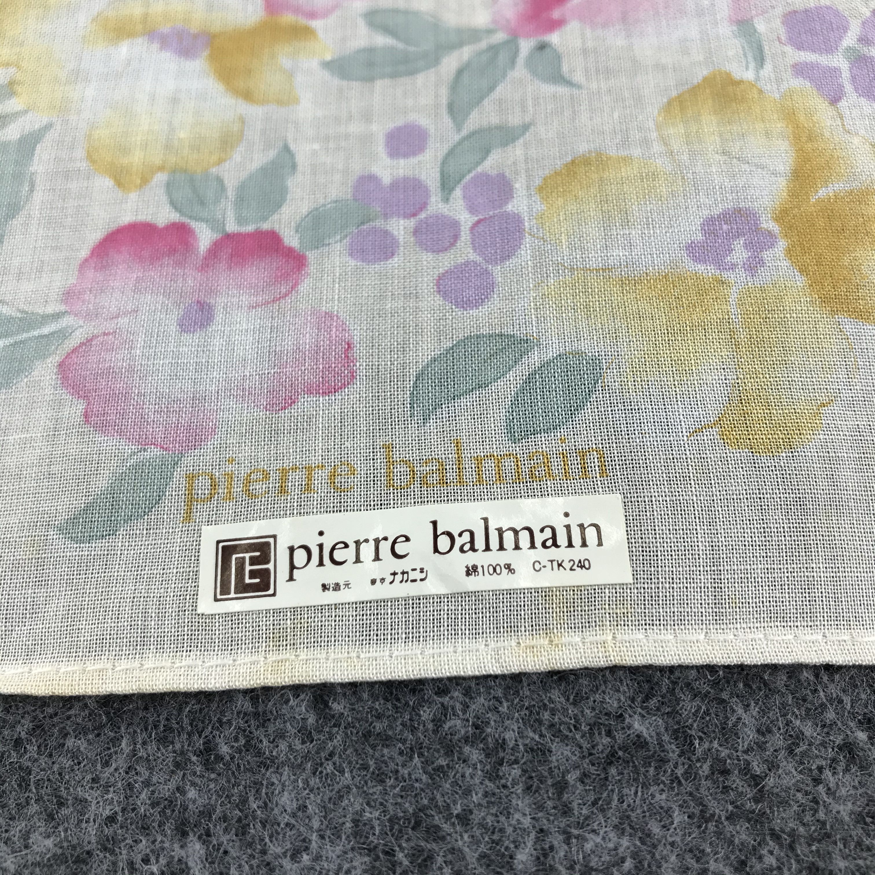 Pierre Balmain Pierre Balmain Handkerchief Neckerchief Bandana H496 Size ONE SIZE - 4 Thumbnail