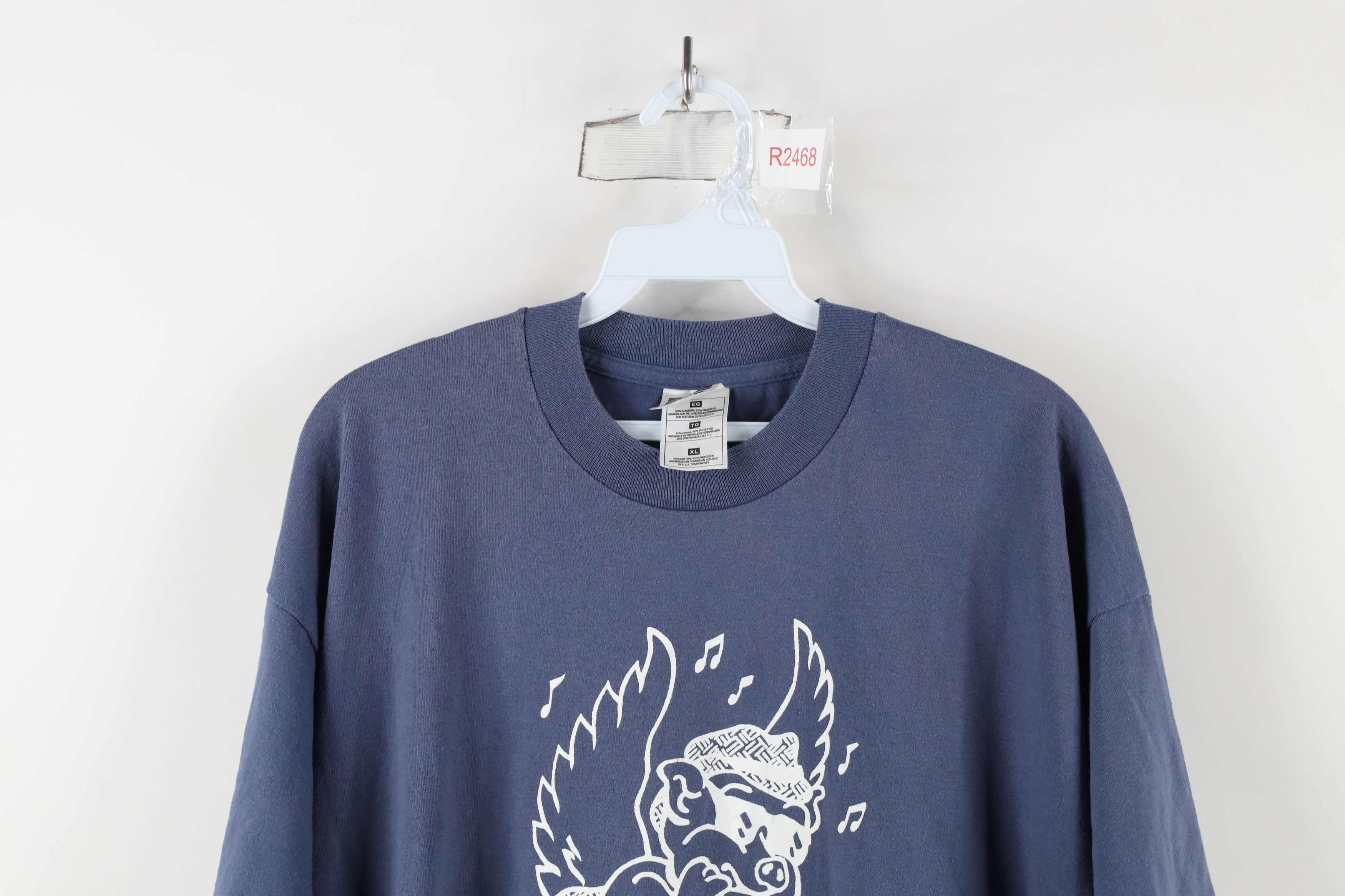 Vintage Vintage 90s Bluesin Greater Cincinnati Blues Society T-Shirt Size US XL / EU 56 / 4 - 2 Thumbnail