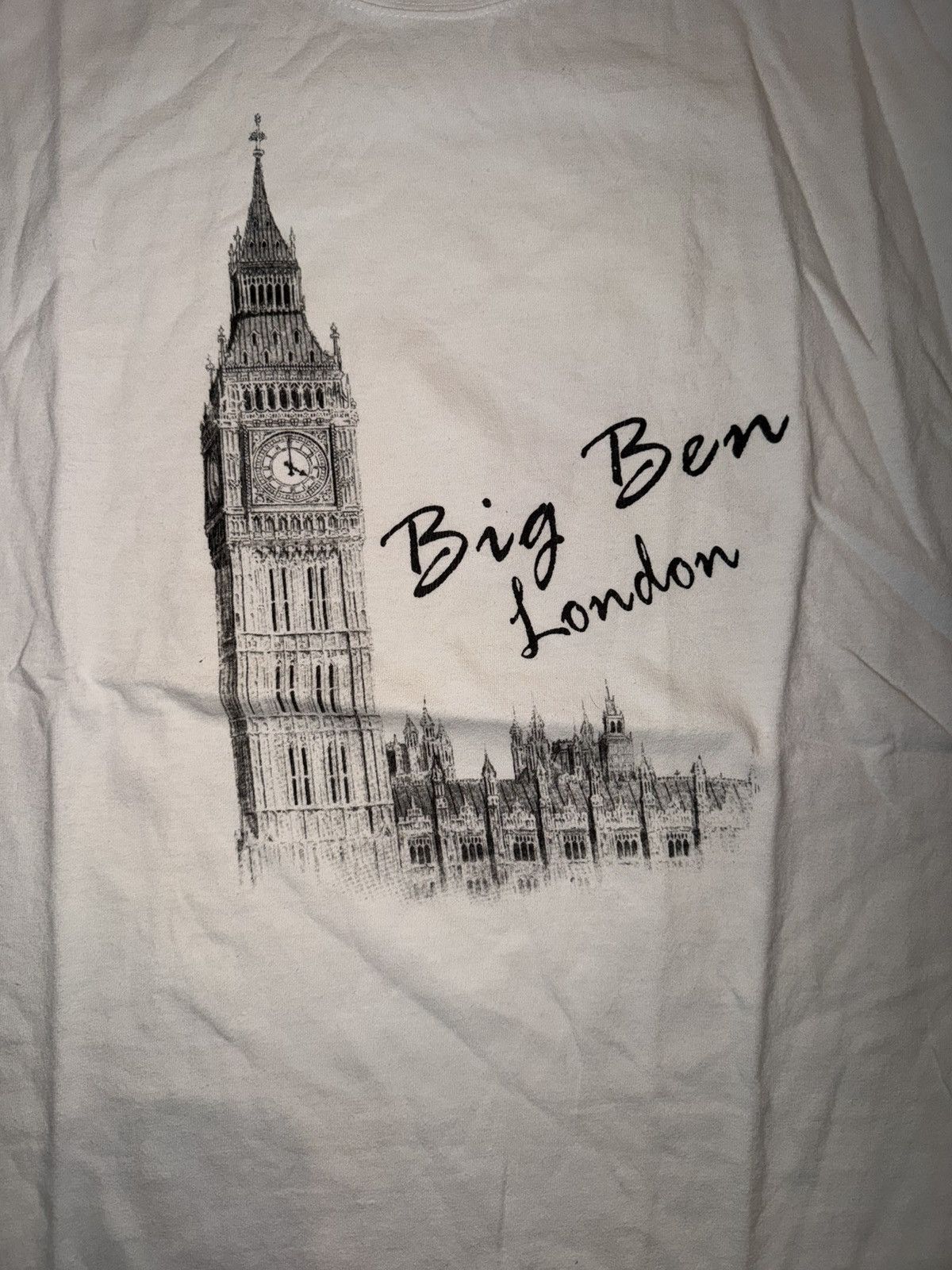 Vintage Vintage Big Ben London England Clock Tower 90’s Rare Tee Size US XL / EU 56 / 4 - 3 Thumbnail