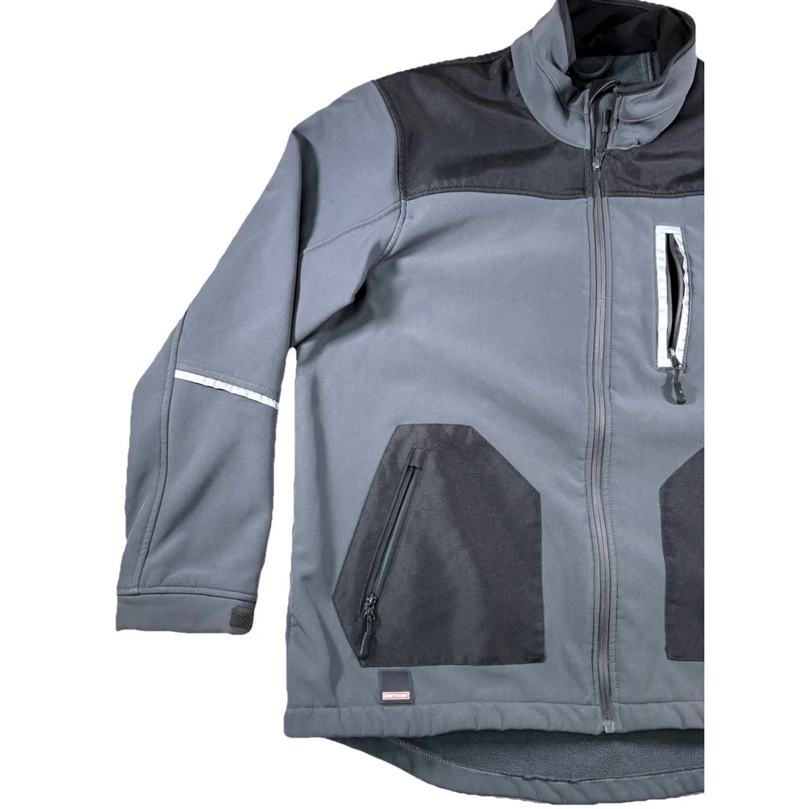 Sears Y2K Sears Craftsman Tools Winter Full Zip Jacket Grey & Black XXL Men Athletic Outdoor Retro Workwear Full Zip Jacket Size US XXL / EU 58 / 5 - 4 Thumbnail