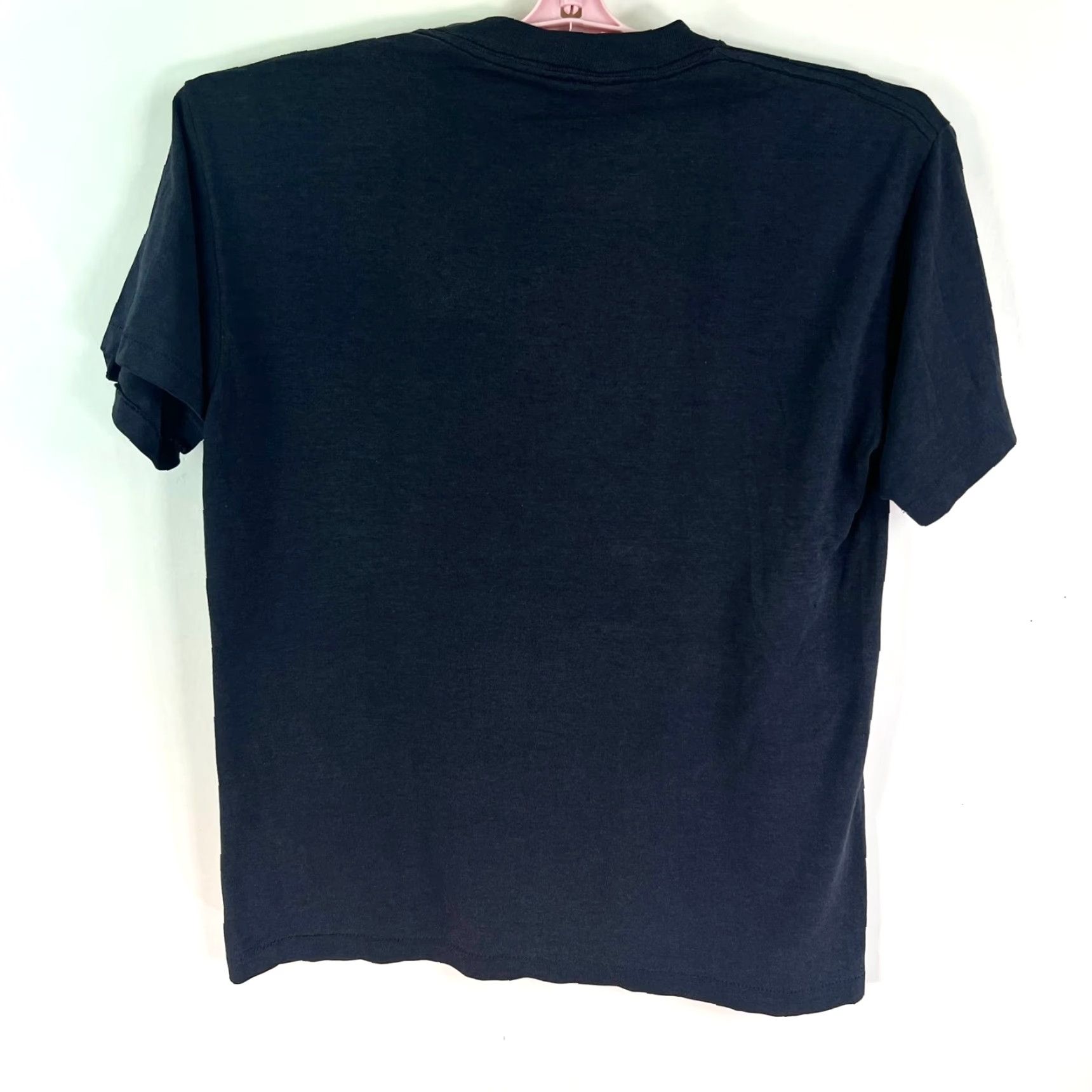 Vintage Abandoned Apparel T-Shirt Adult L Black Graphic Print Tee Men's Regular Short Sleeve Crew Neck 40 in Chest Vintage No Size US L / EU 52-54 / 3 - 5 Thumbnail