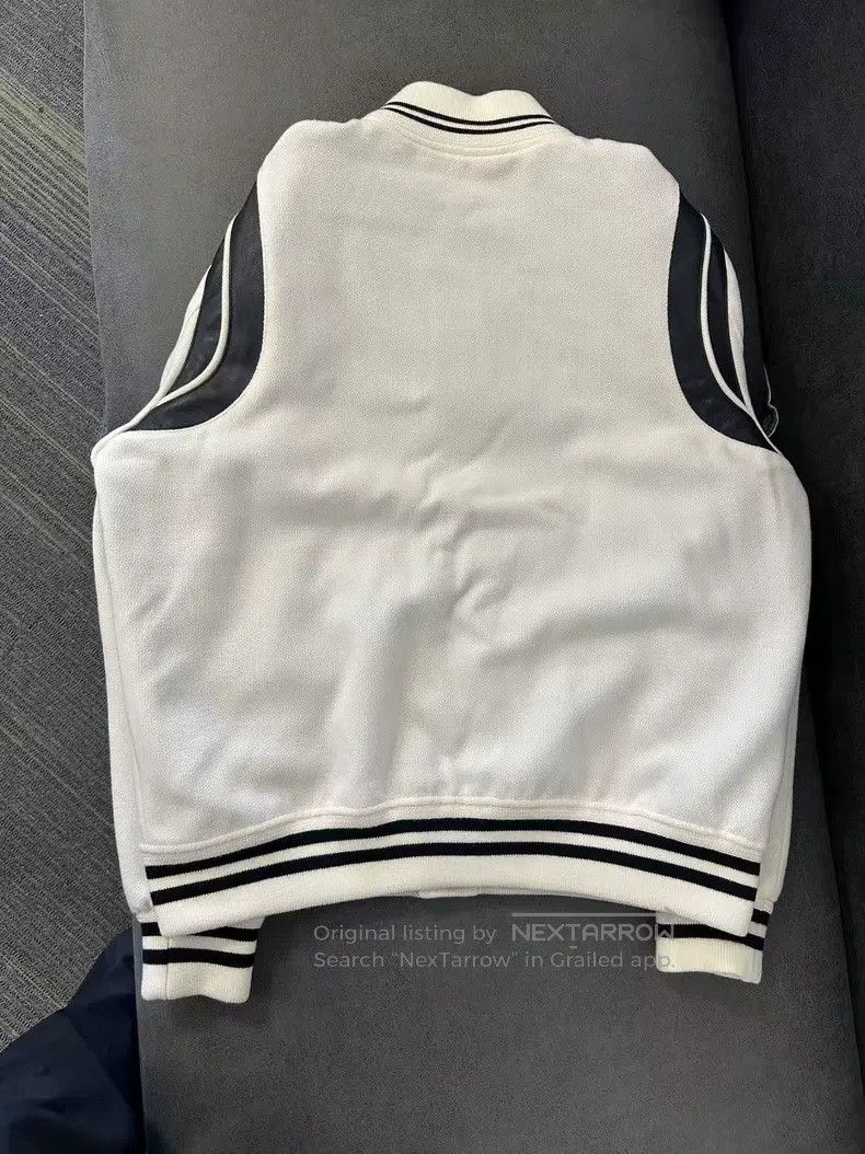 Saint Laurent Paris Saint Laurent Paris White wool patchwork leather baseball Size US L / EU 52-54 / 3 - 2 Thumbnail