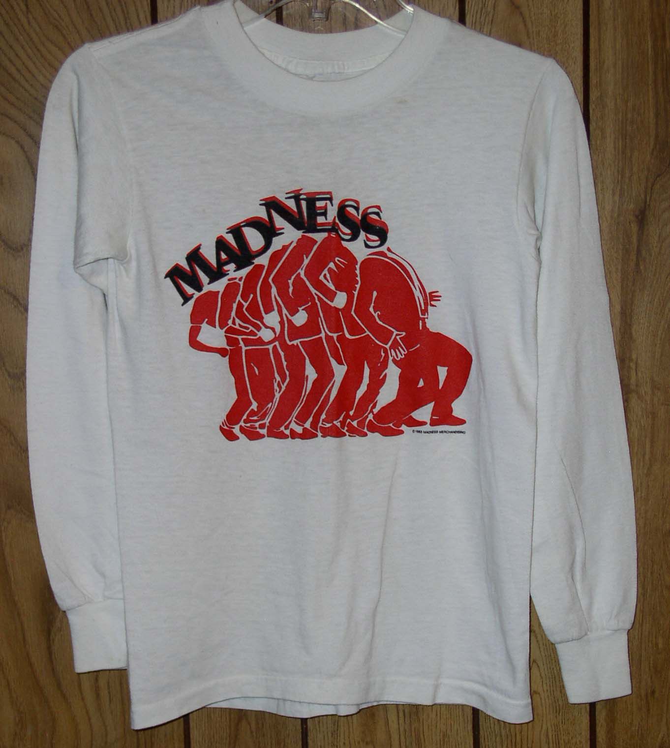 Band Tees × Vintage Madness Concert Tour Shirt Vintage 1983 Single Stitched Size US S / EU 44-46 / 1 - 1 Thumbnail