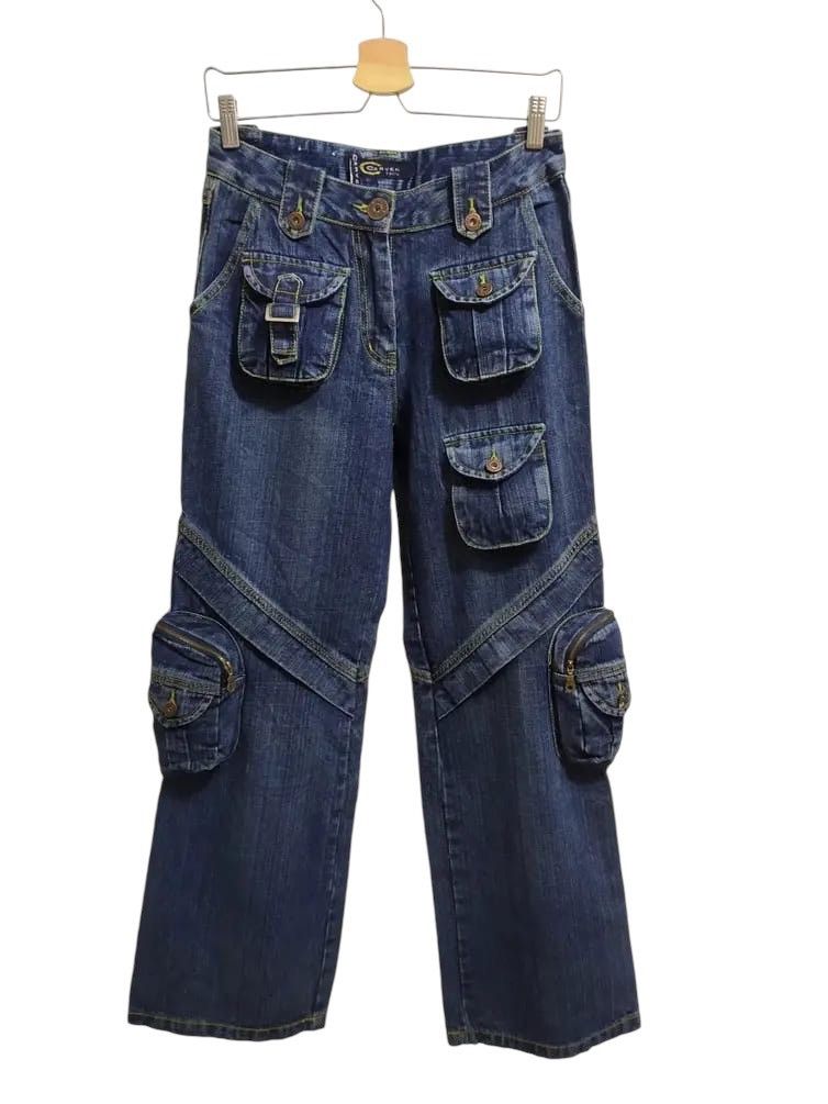 Other Carven Paris Multi Pocket Gas Mask Straight jeans Size US 28 / EU 44 - 1 Thumbnail
