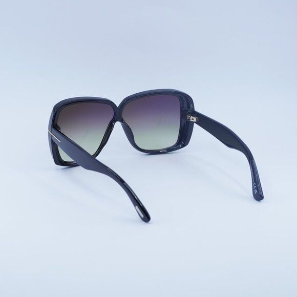 Tom Ford Tom Ford Marilyn FT1037 01B Sunglasses Black Square Frame Size ONE SIZE - 7 Thumbnail
