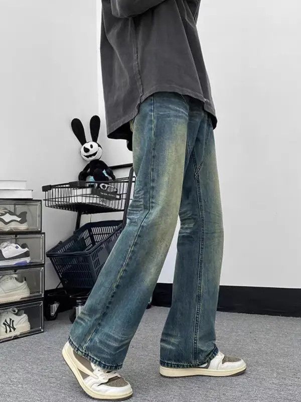 VIBE Vintage distressed washed corrugated bootcut jeans Size US 34 / EU 50 - 5 Thumbnail
