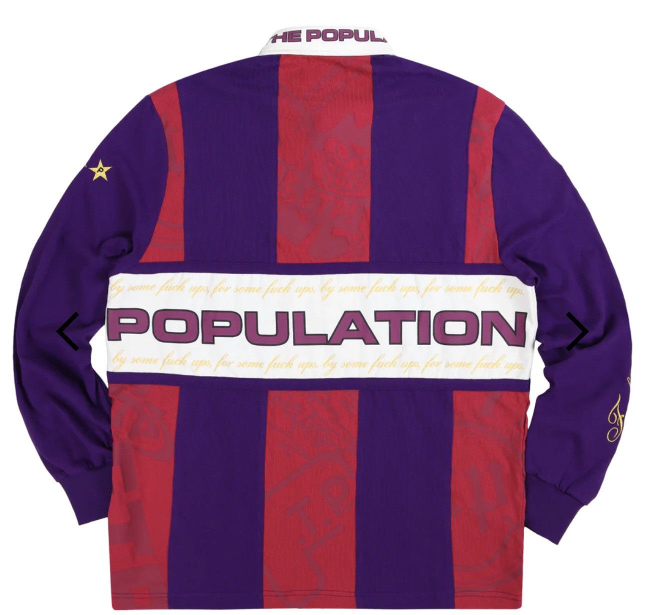 Fuck The Population Souvenir Rugby Jersey Size US XXL / EU 58 / 5 - 2 Thumbnail