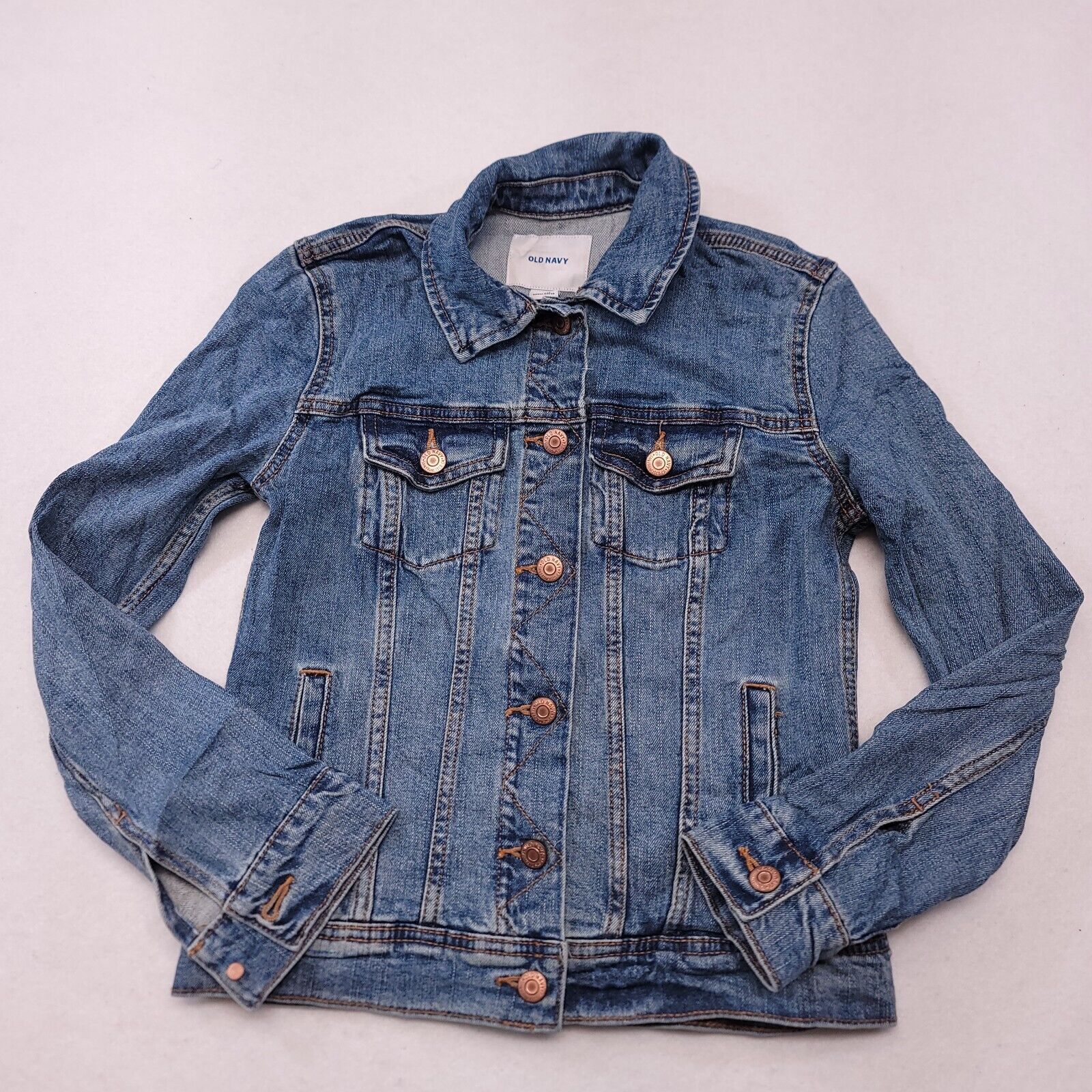 Old Navy Old Navy Casual Button Up Denim Jacket Womens Size XS Blue Size XS / US 0-2 / IT 36-38 - 2 Thumbnail