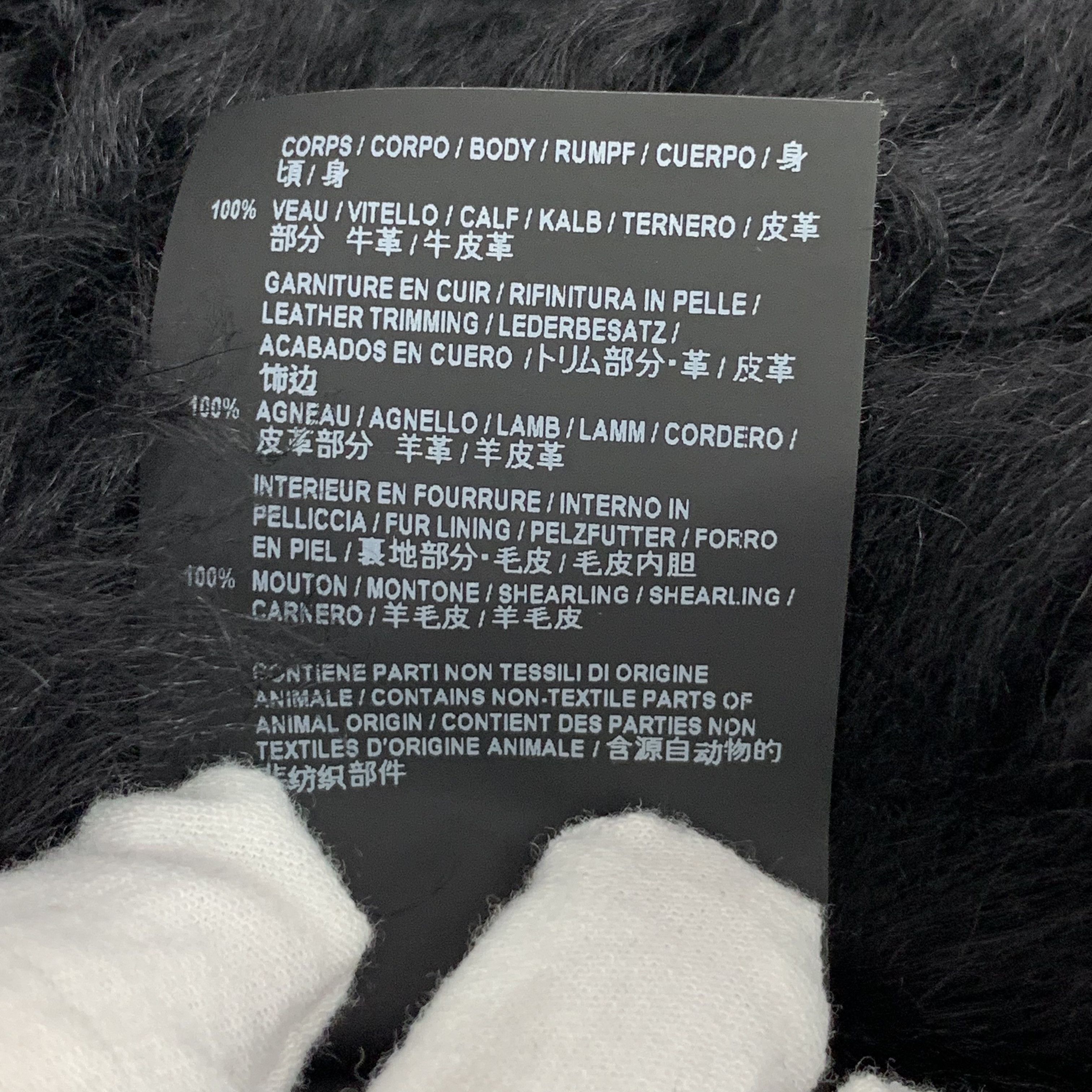 Saint Laurent Paris Saint Laurent Shearling Vest Jacket Black (S) Size S / US 4 / IT 40 - 3 Thumbnail