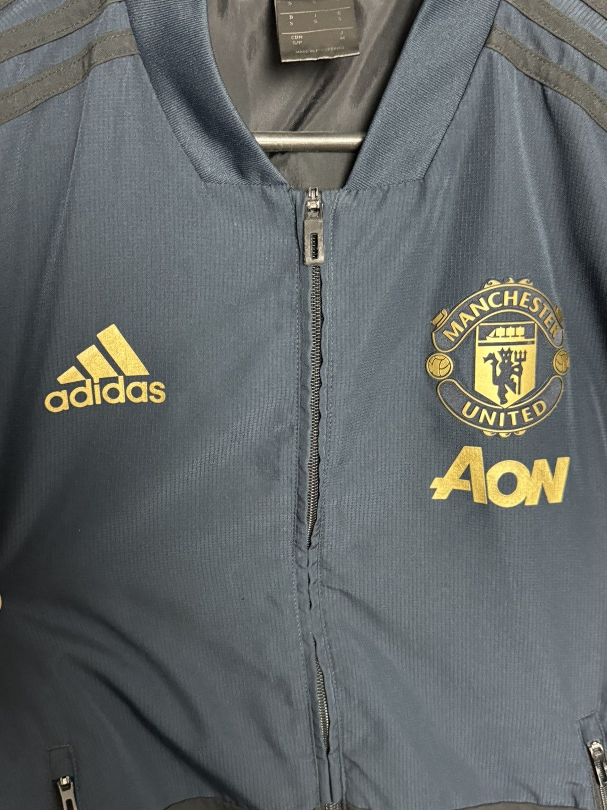 Adidas Manchester United Training Football Jacket Size US S / EU 44-46 / 1 - 3 Thumbnail