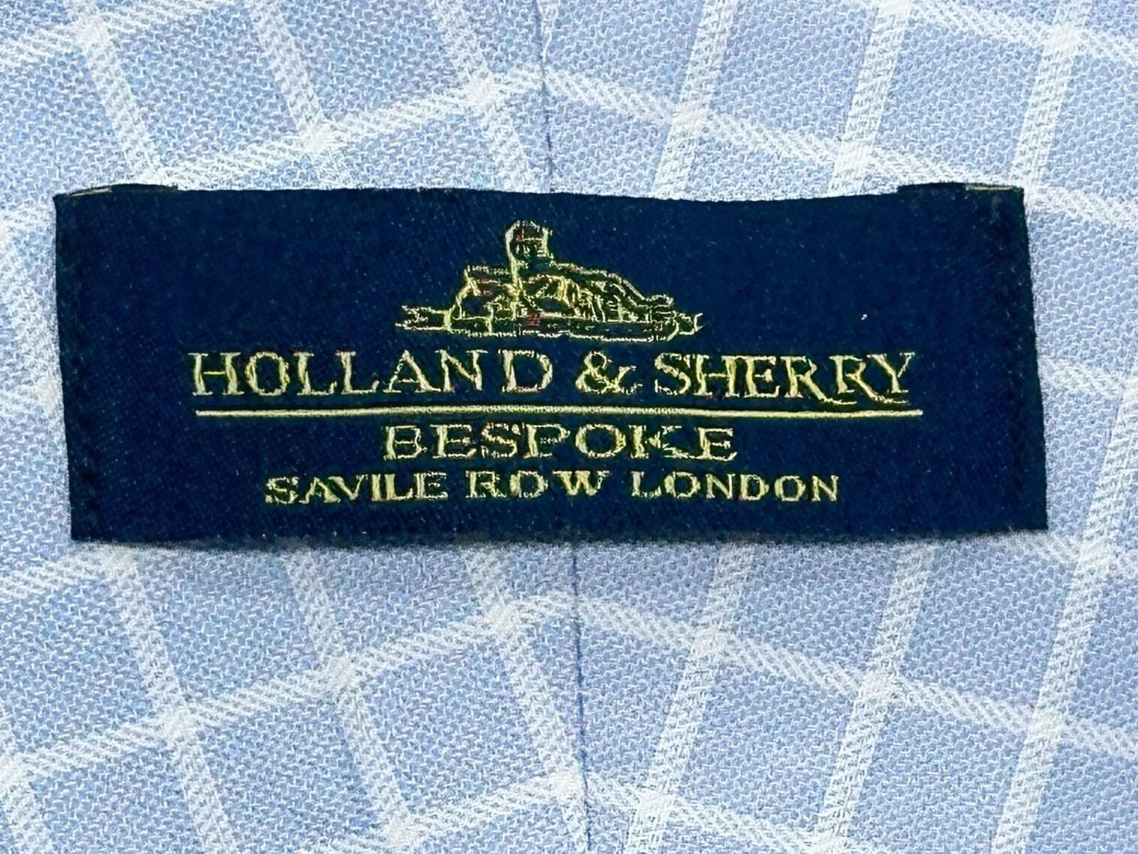 Other Holland Sherry Tailored Check Oxford Button Up Blue Mens XL Size US XL / EU 56 / 4 - 6 Thumbnail