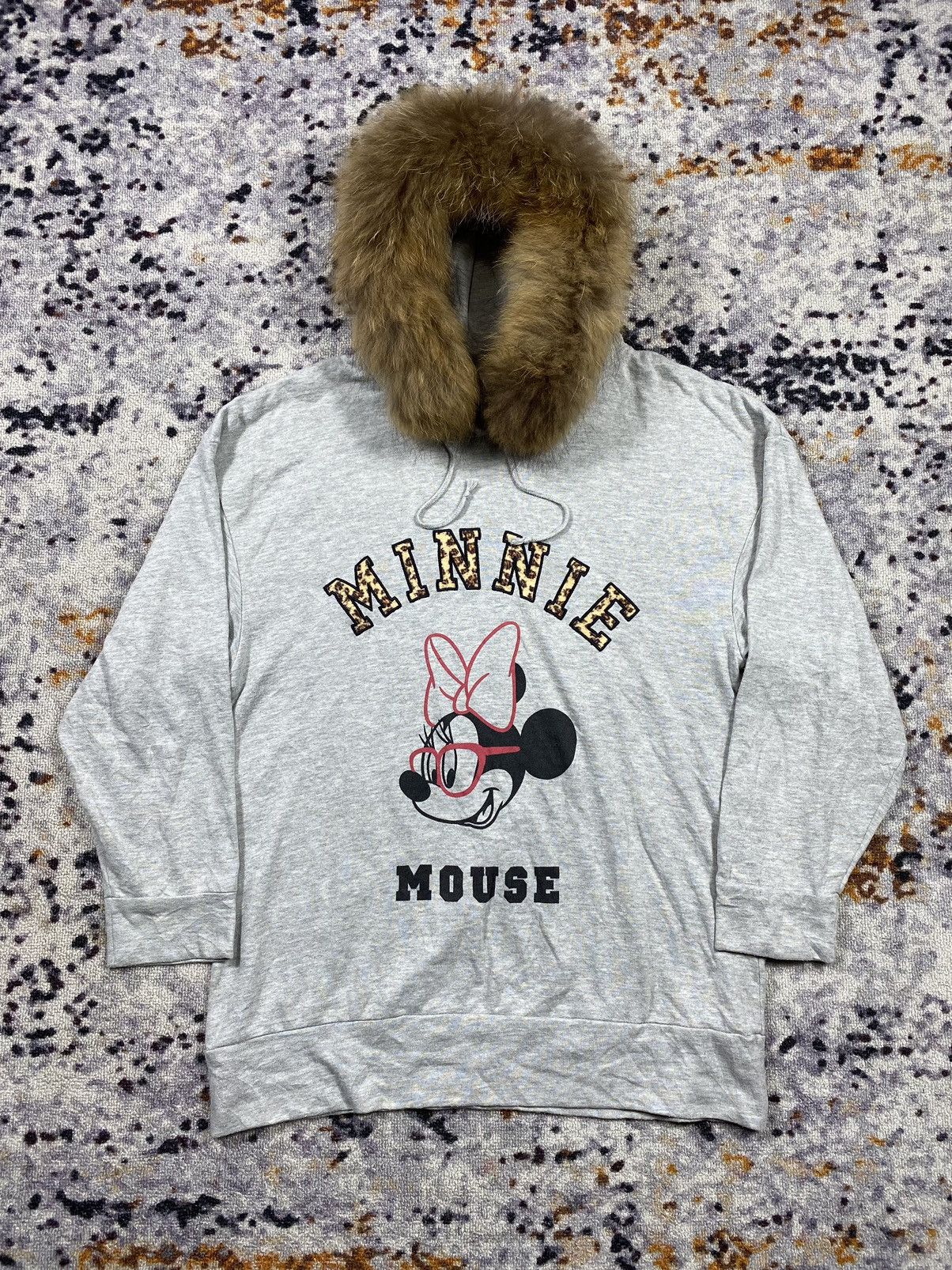 Japanese Brand Minnie Mouse Fur Hoodie Ifsixwasnine Lgb Style Size US L / EU 52-54 / 3 - 1 Thumbnail