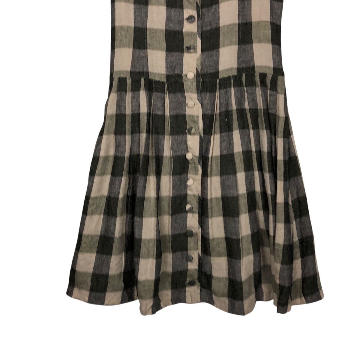 Issey Miyake 📌Vintage Gowns Mademoiselle Non Non Tartan Design Size M / US 6-8 / IT 42-44 - 6 Thumbnail