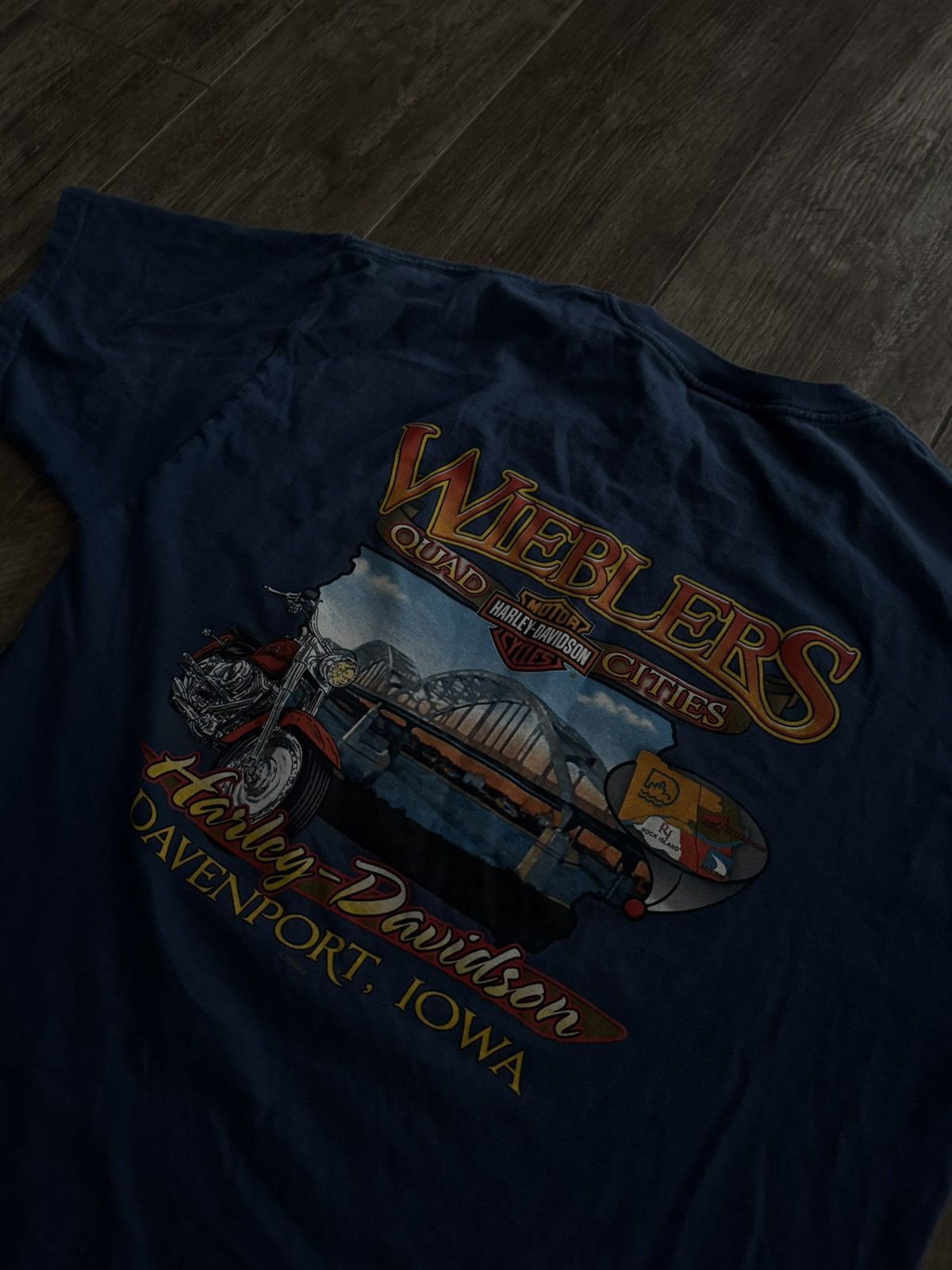 Harley Davidson × Vintage Vintage 2004 “Cities” Harley Davidson Shirt Size US XL / EU 56 / 4 - 5 Thumbnail